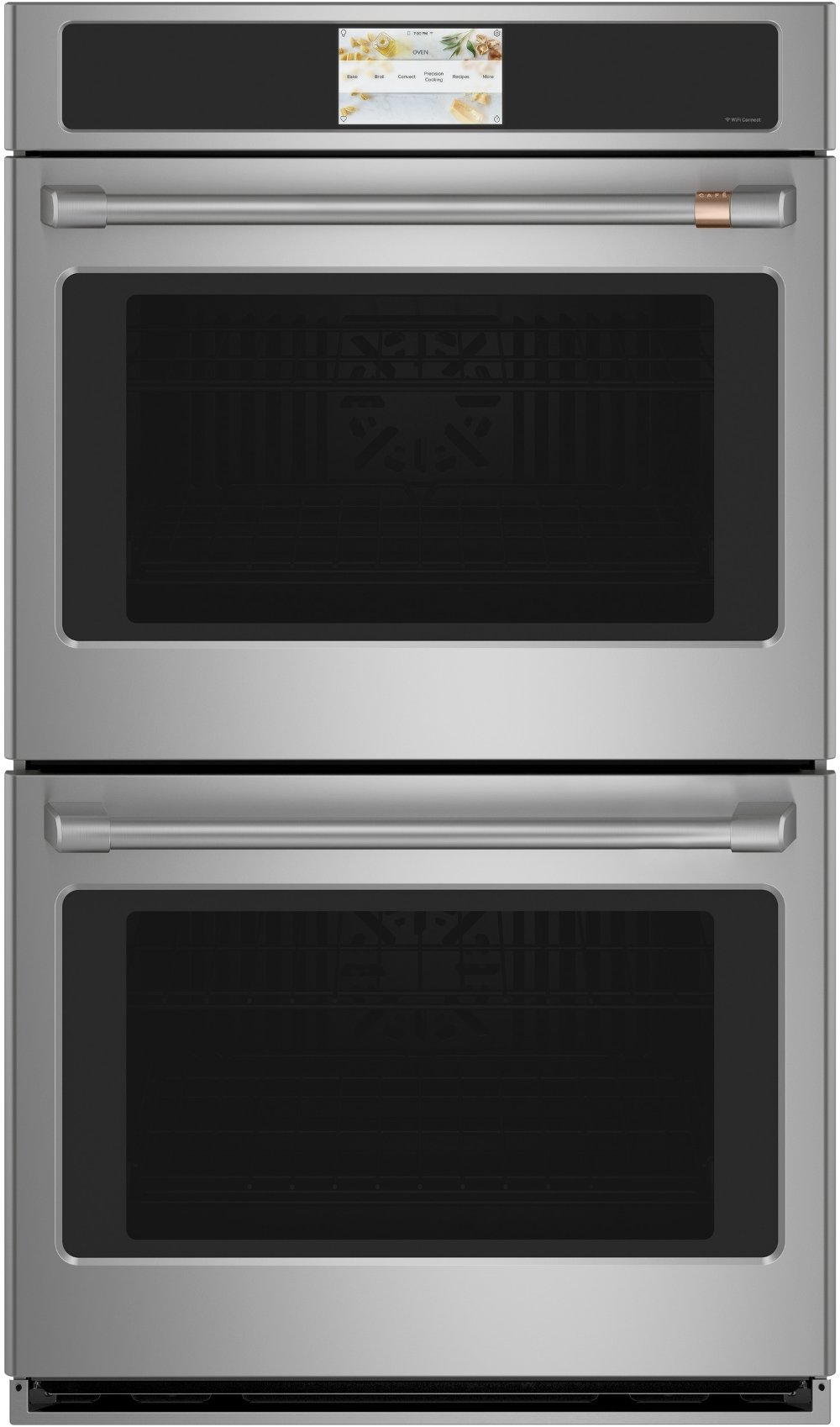 Cafe 10 cu ft  Double Wall Oven - Stainless Steel 30 Inch