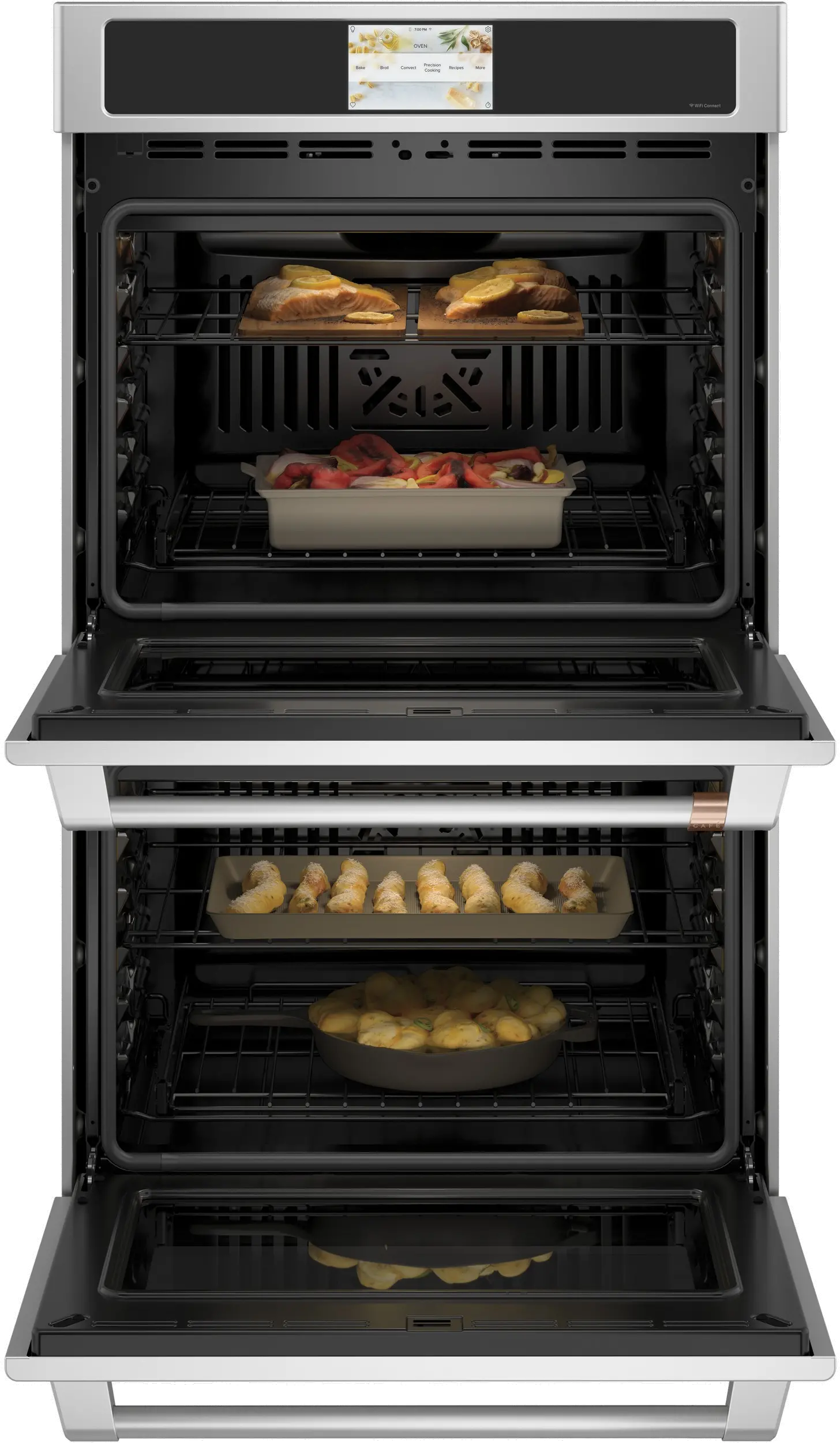 CTD70DP2NS1 Cafe 10 cu ft  Double Wall Oven - Stainless Steel 30 Inch-2