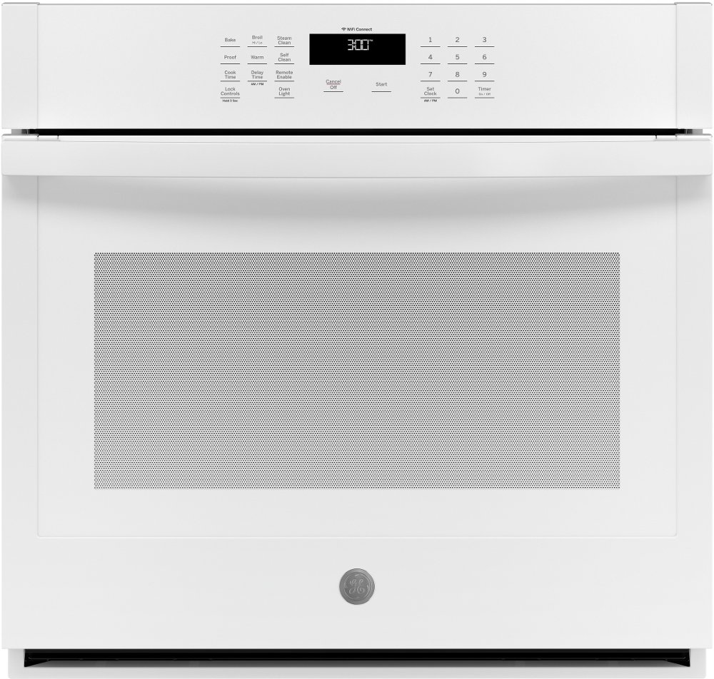 GE 5 cu ft Single Wall Oven - White 30 Inch