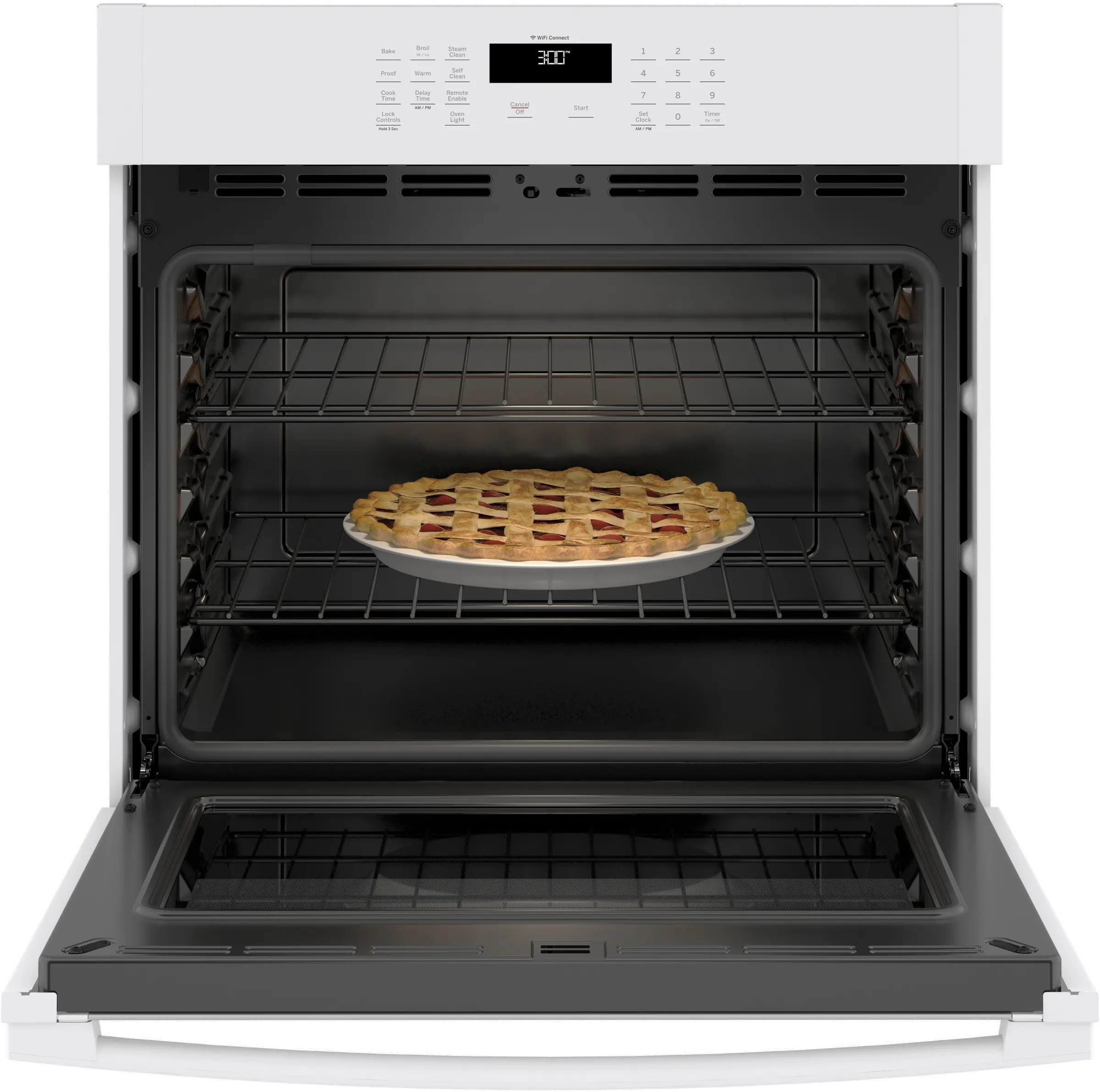 JTS3000DNWW GE 5 cu ft Single Wall Oven - White 30 Inch-3