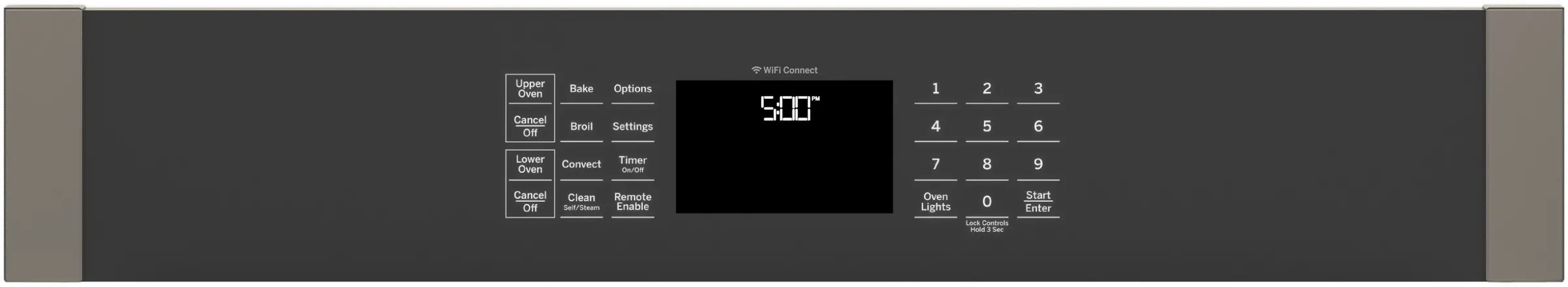 JTD5000ENES GE 10 cu ft Double Wall Oven - Slate 30 Inch-1