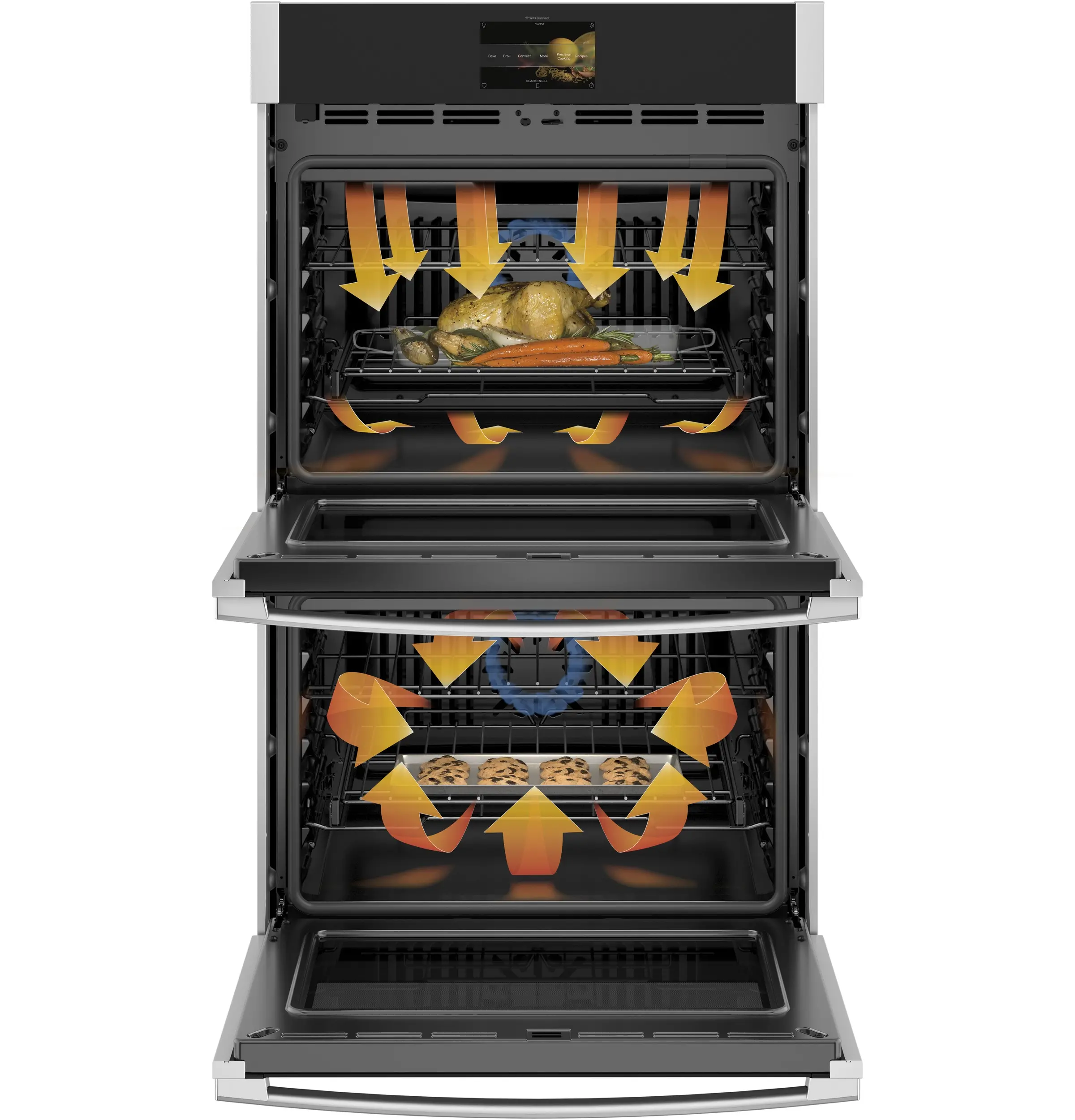 PTD7000SNSS GE Profile 10 cu ft Double Wall Oven - Stainless Steel 30 Inch-2