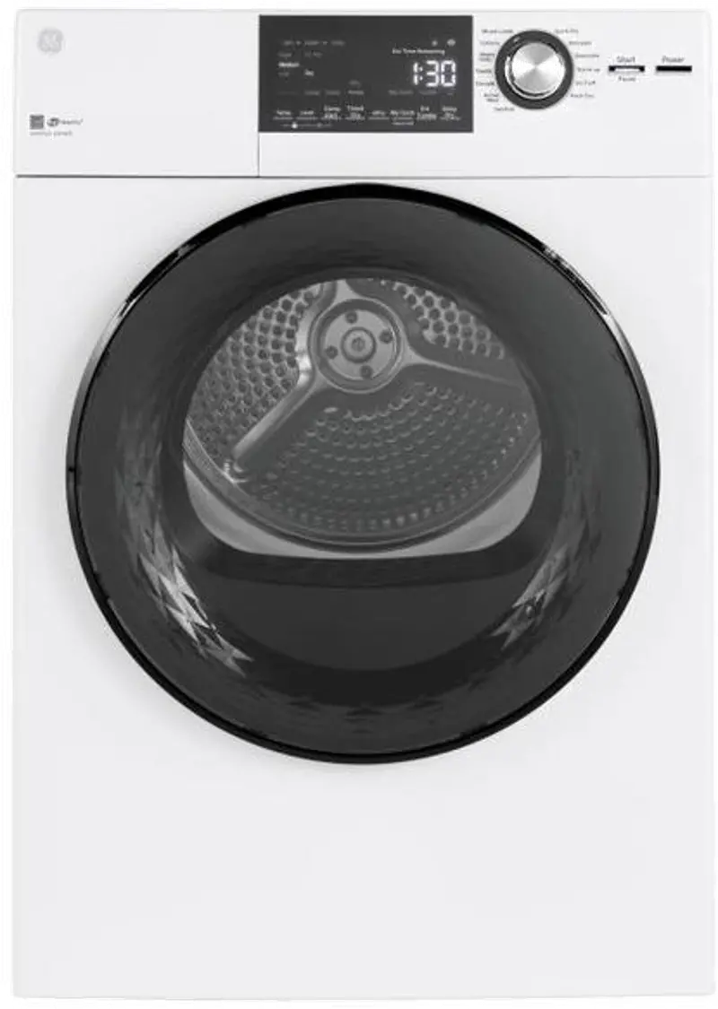 GE 24 inch Electric Dryer - White