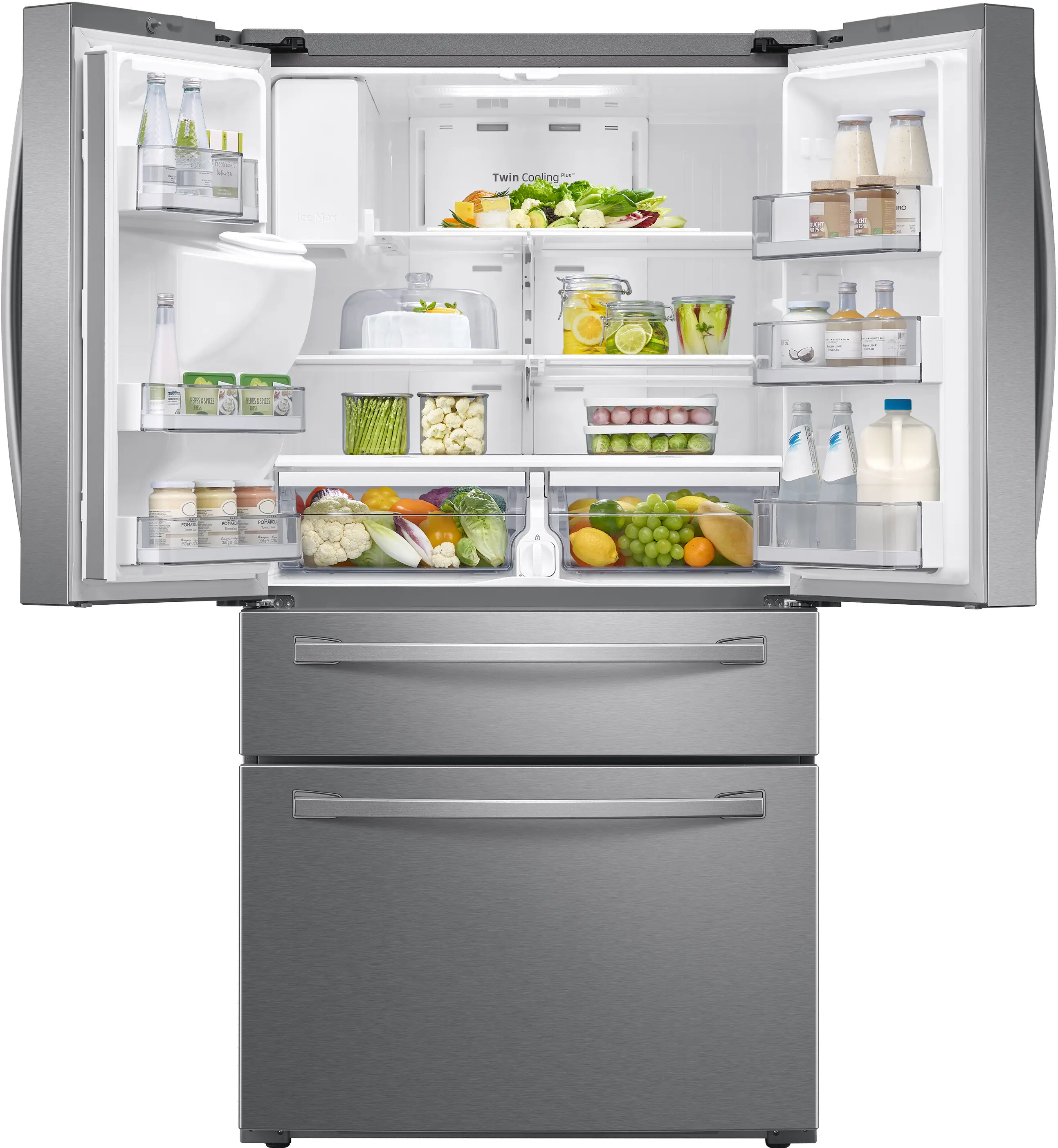 RF28R7201SR Samsung 28 cu ft French Door Refrigerator - Stainless Steel-3