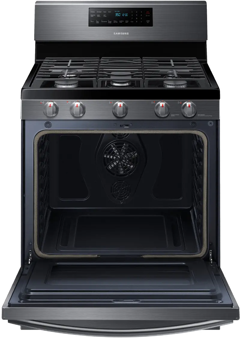 NX58R5601SG Samsung Gas Convection Range - Black Stainless Steel-3
