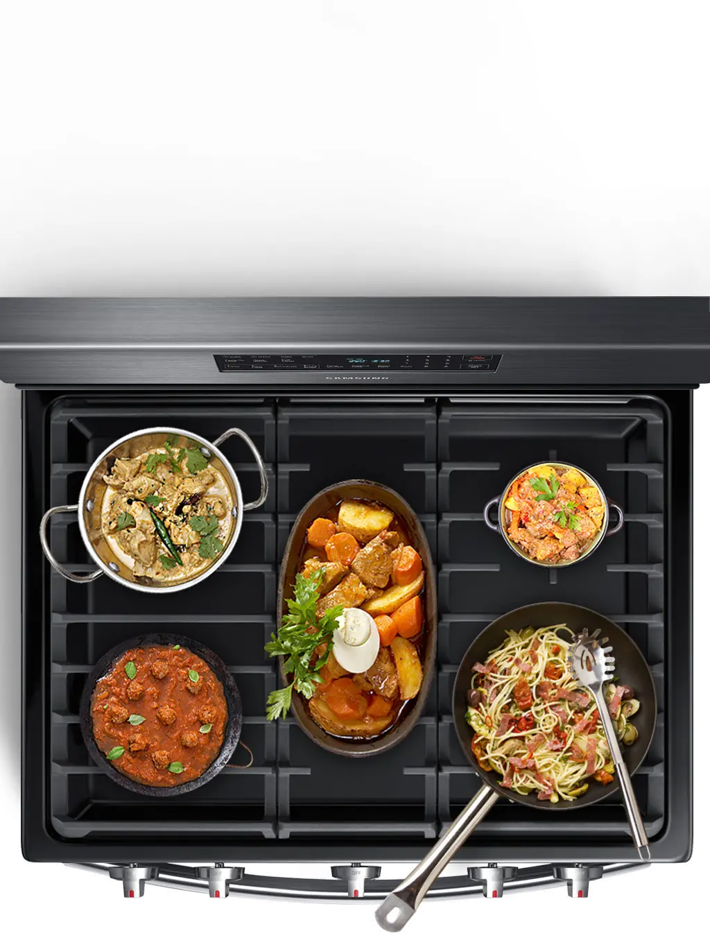 NX58R5601SG Samsung Gas Convection Range - Black Stainless Steel-7