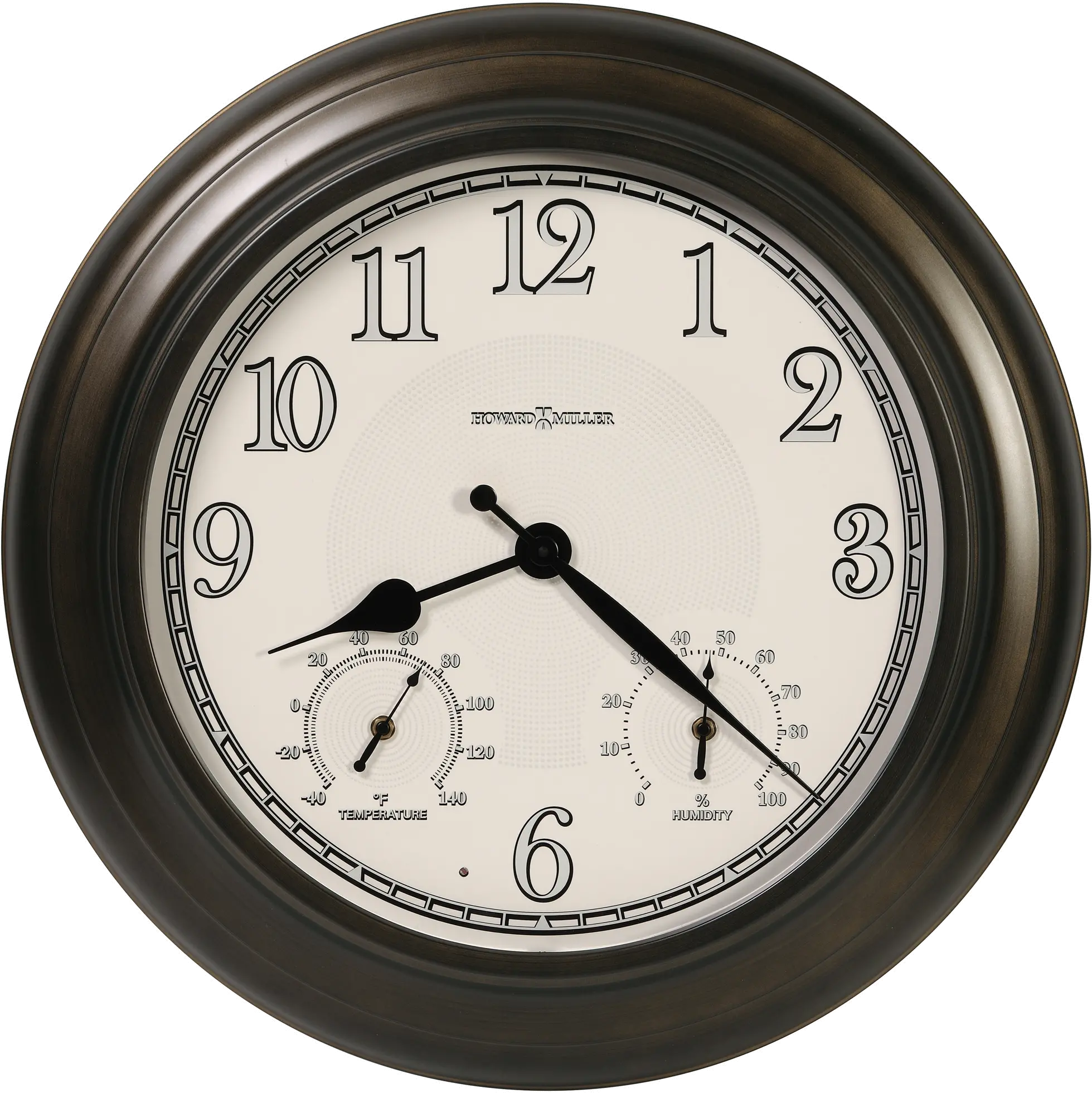 24  Oil Rubbed Bronze Indoor-Outdoor Wall Clock - Briar-1