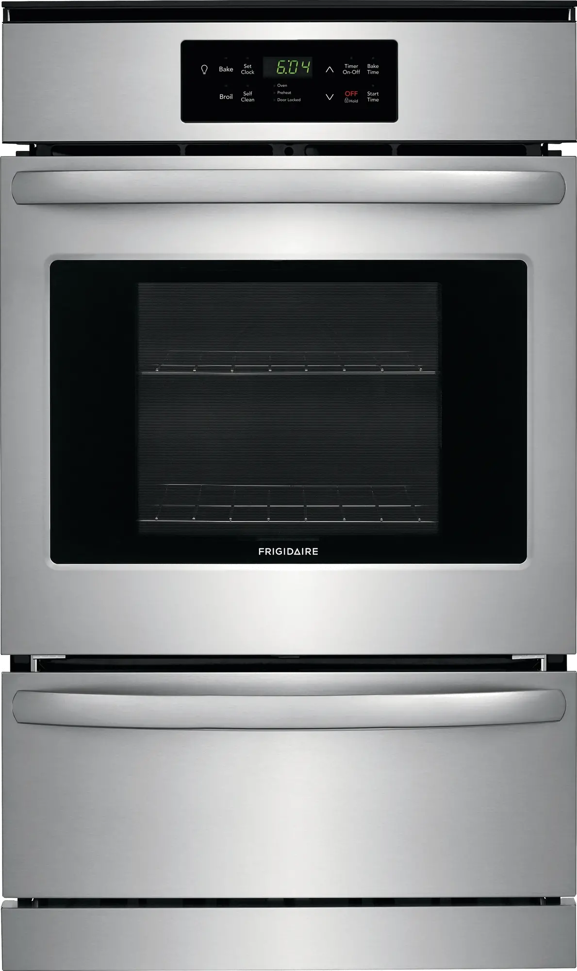 FFGW2426US Frigidaire 24 Inch Gas Single Wall Oven - 3.3 cu. ft. Stainless Steel-2