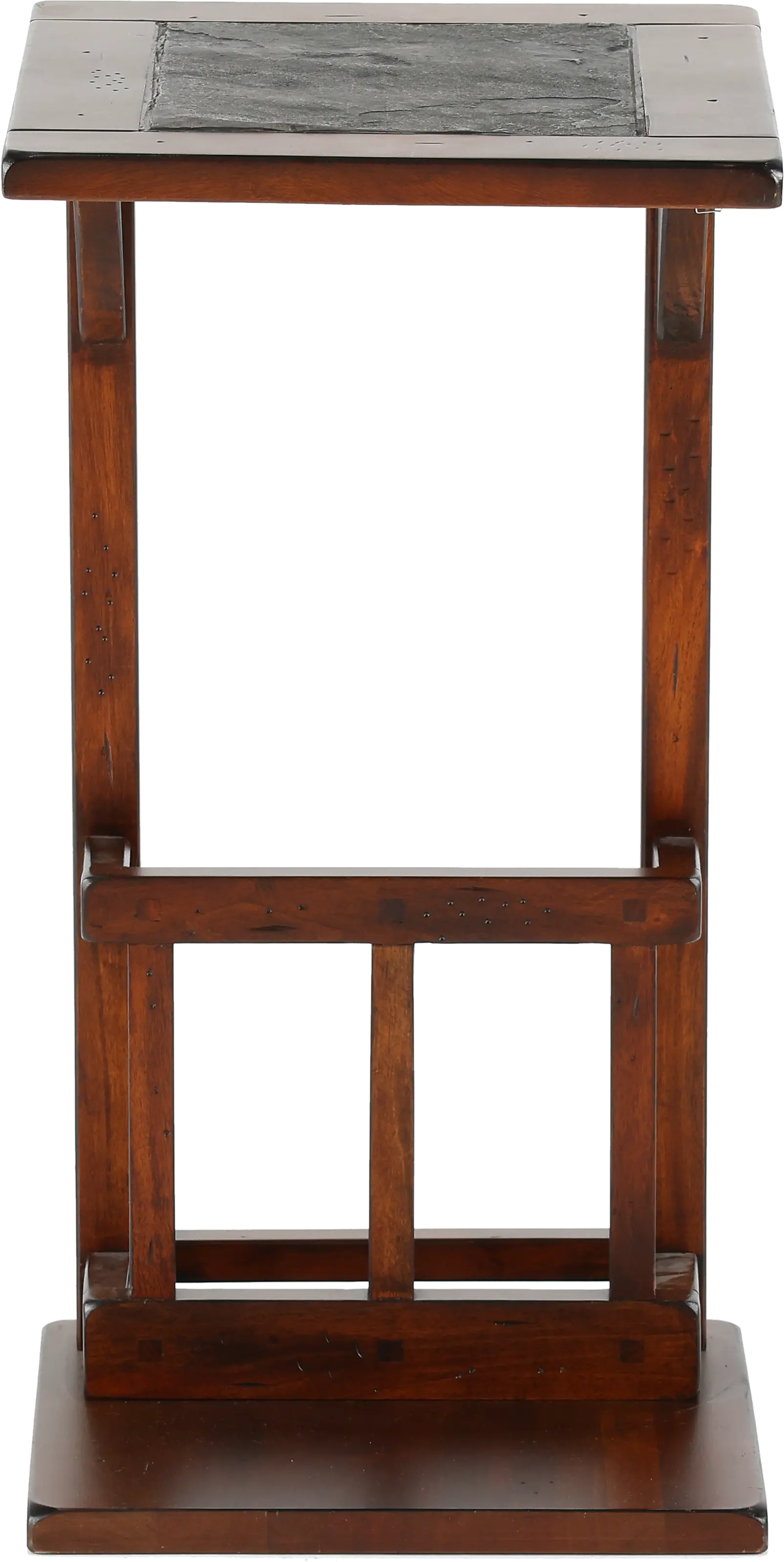 Santa Fe Dark Oak Side Table-1