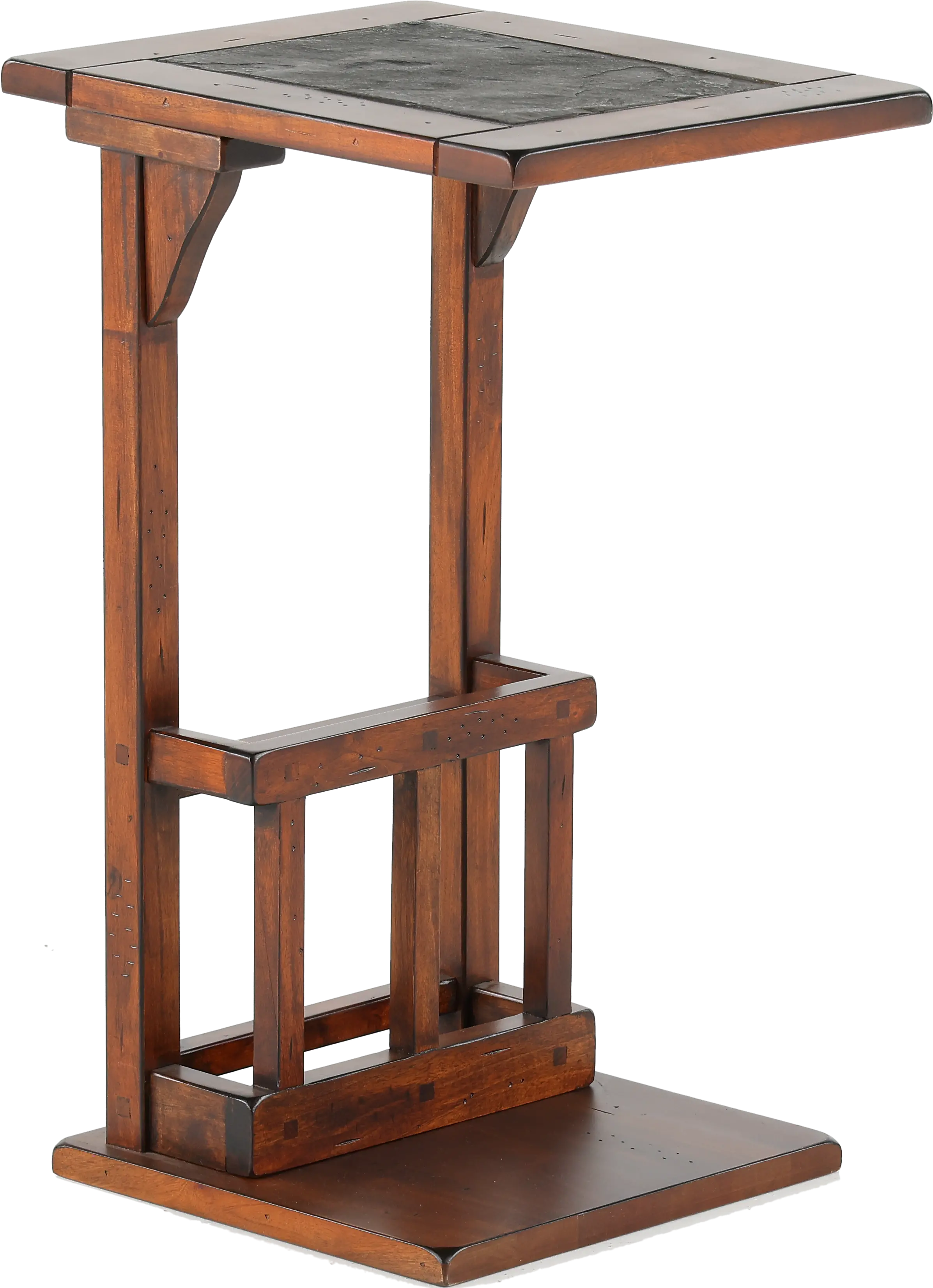 Santa Fe Dark Oak Side Table-2