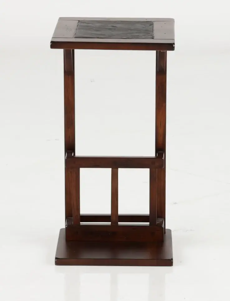 Santa Fe Dark Oak Side Table-9