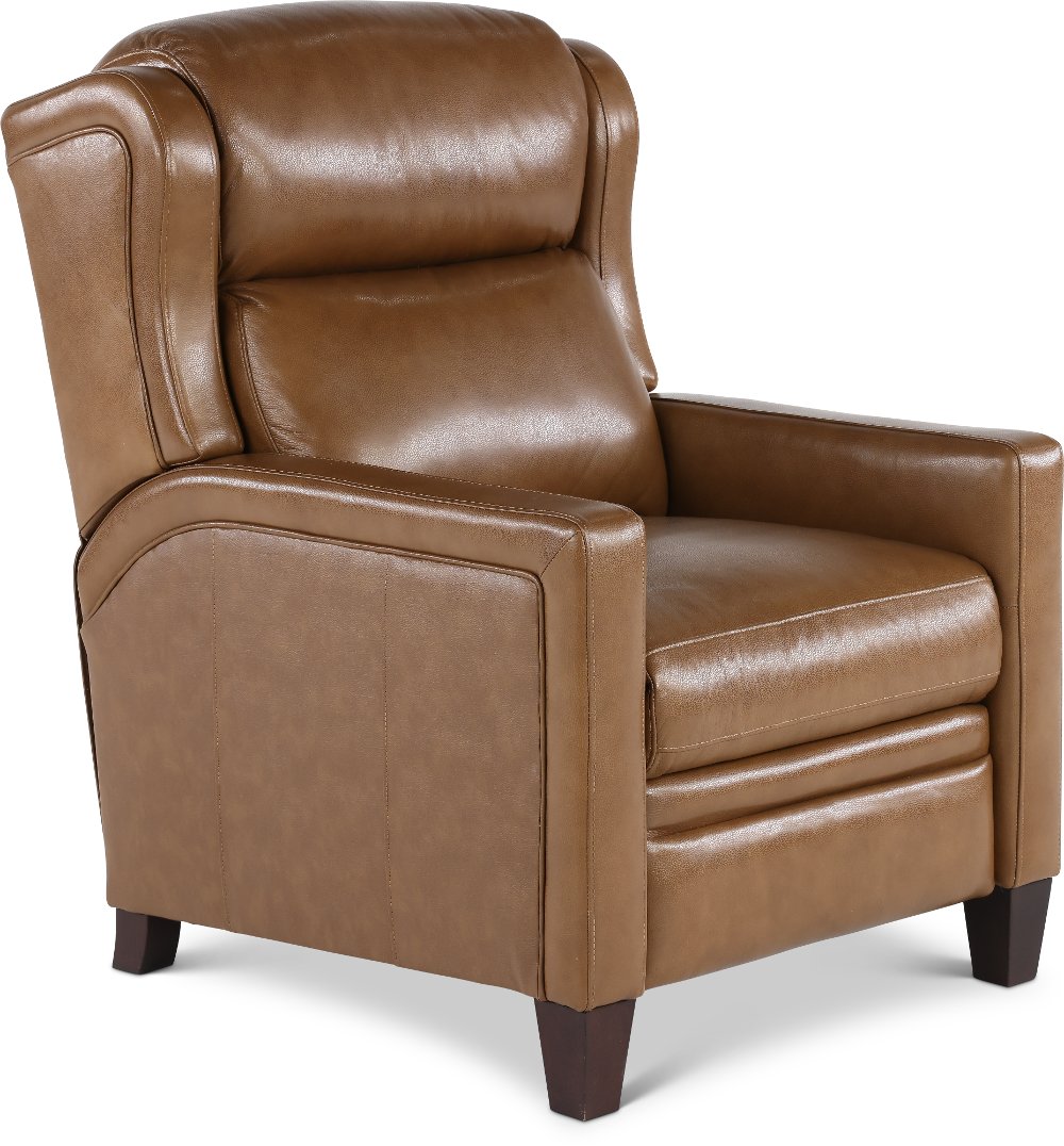 Dart Picket Brown High Leg Power Recliner