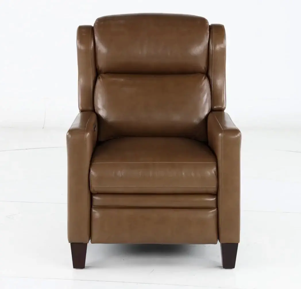 Dart Picket Brown High Leg Power Recliner-5