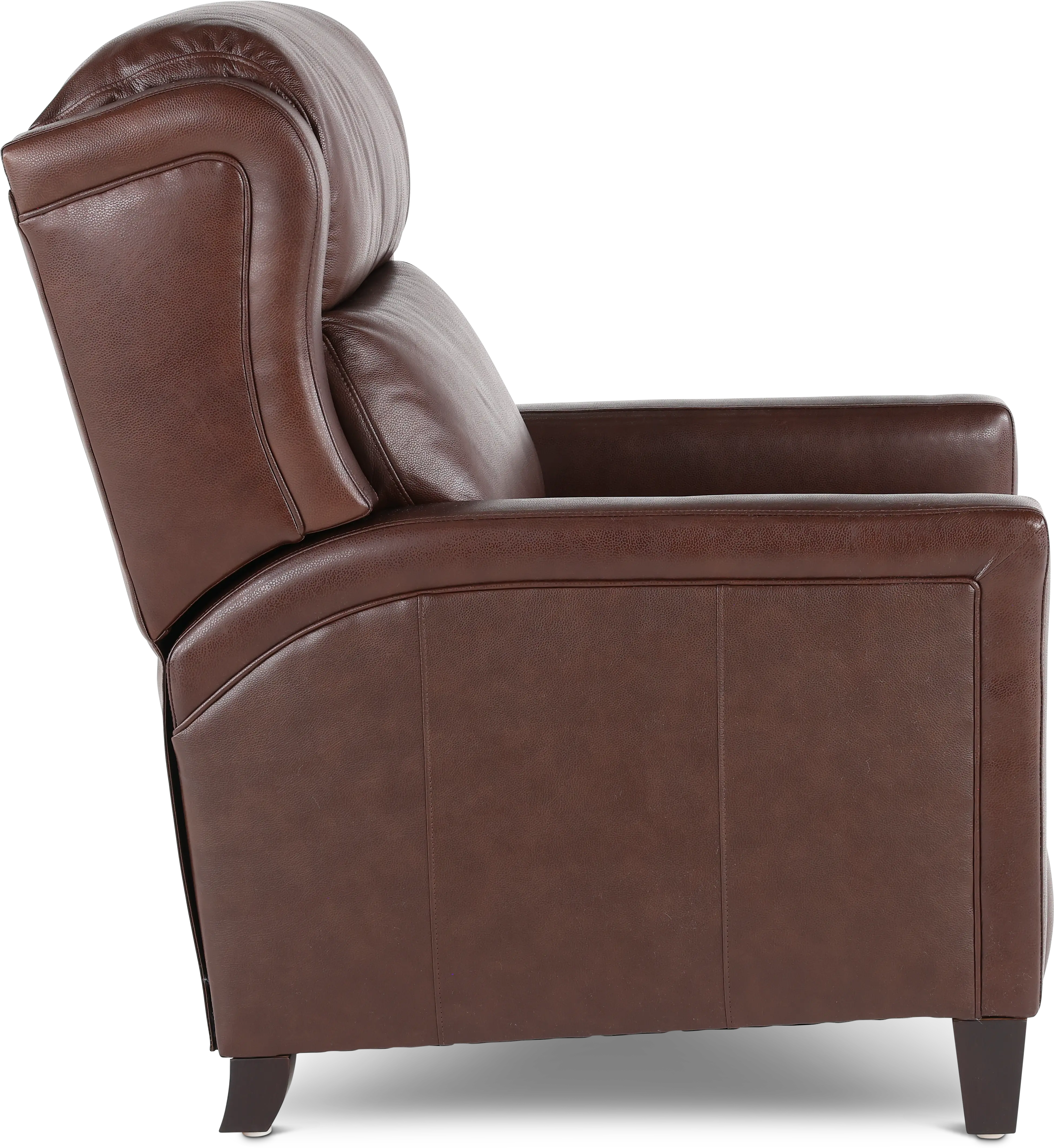 Dart Walnut Brown Leather-Match High Leg Power Recliner-7