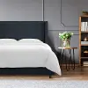 501BEDLNNNV Penelope Navy Upholstered Wingback Full Bed - Skyline Furniture