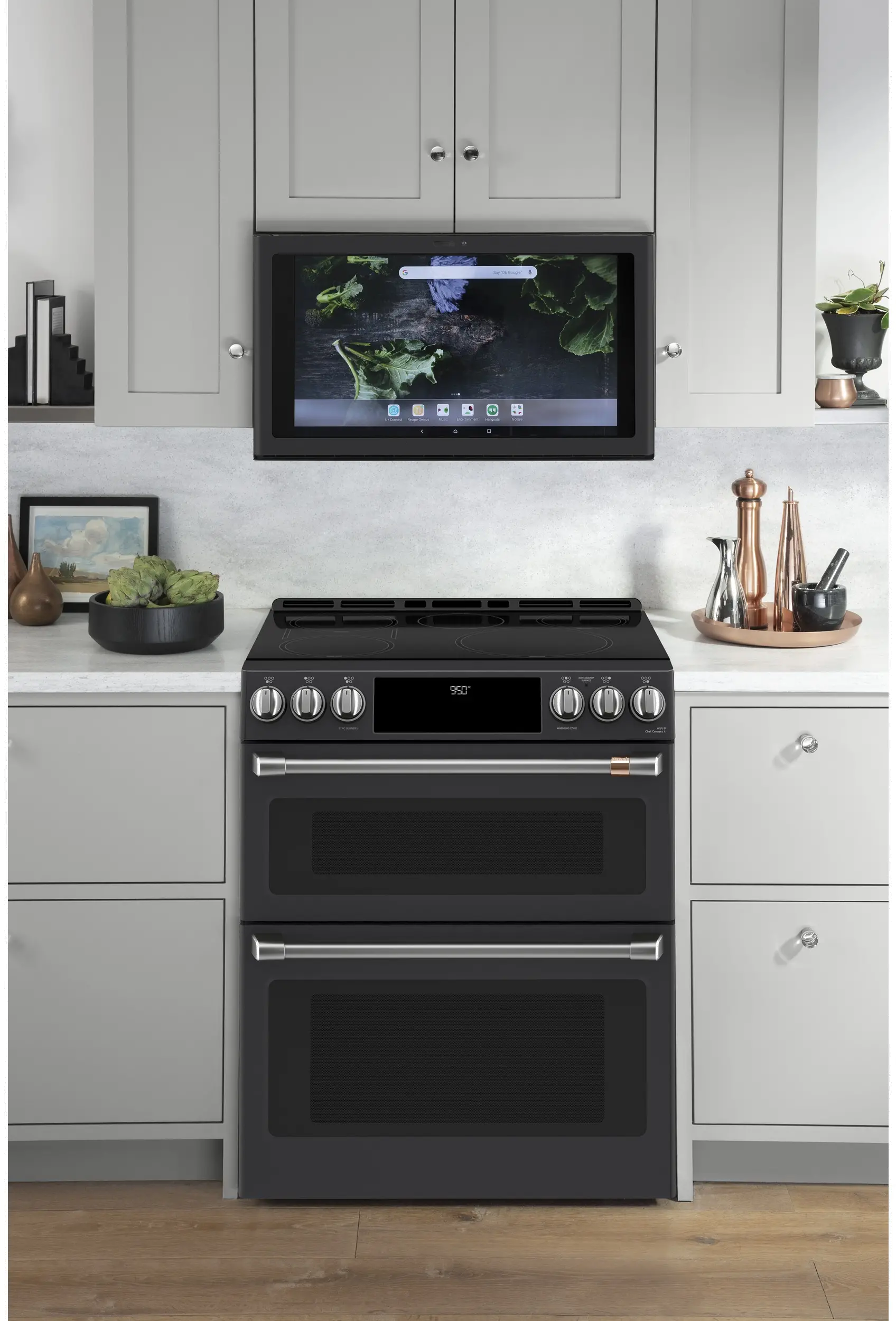 UVH13013MDS GE Kitchen Hub Range Hood - 30 Inch Black-6