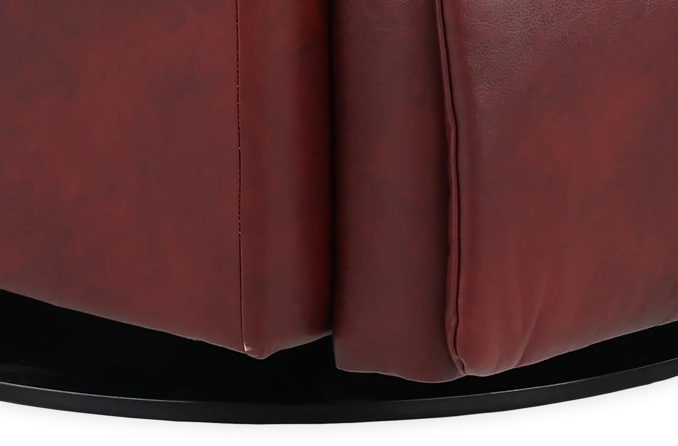 Boston Burgundy Leather Large Swivel Glider Power Recliner-9