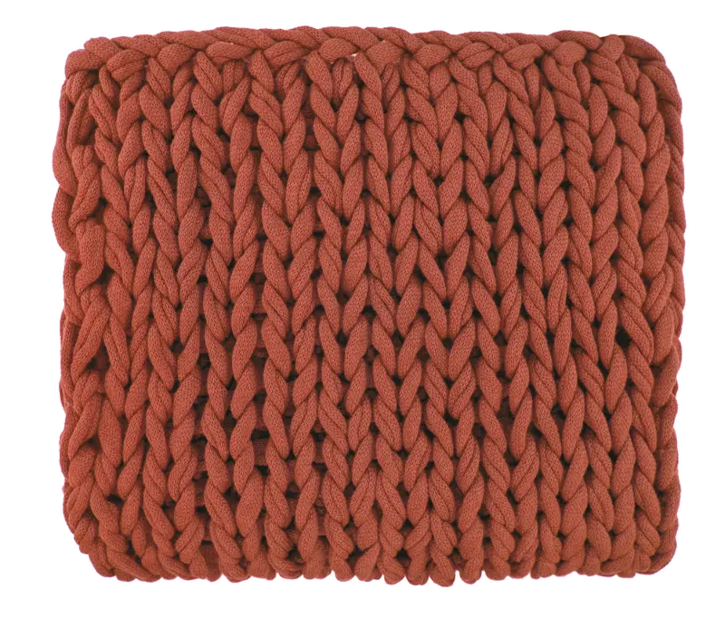 Sienna Rust Delray Throw Blanket
