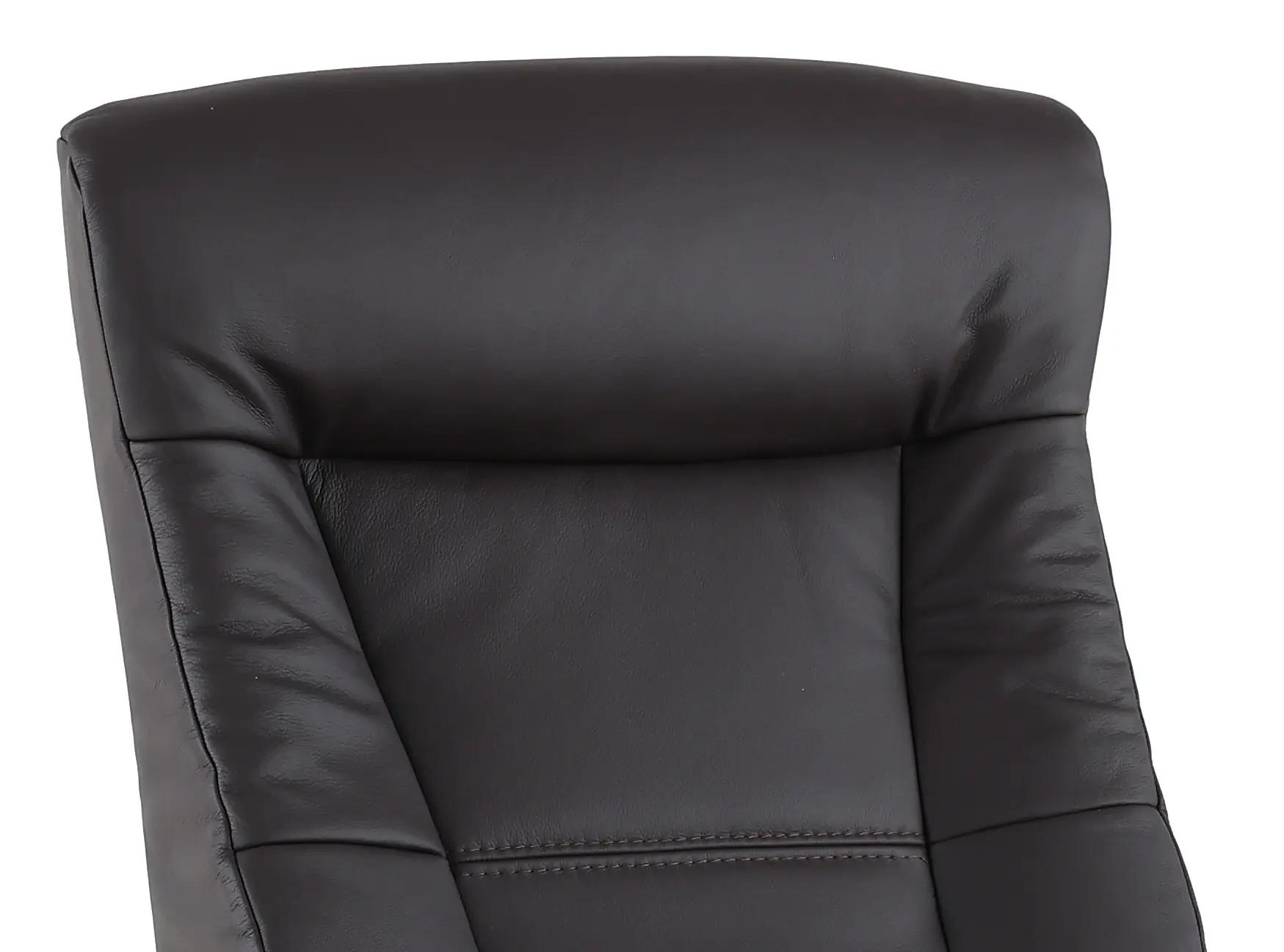 Grove Brown Large Leather Swivel Glider Power Recliner with Adjustable Headrest-7