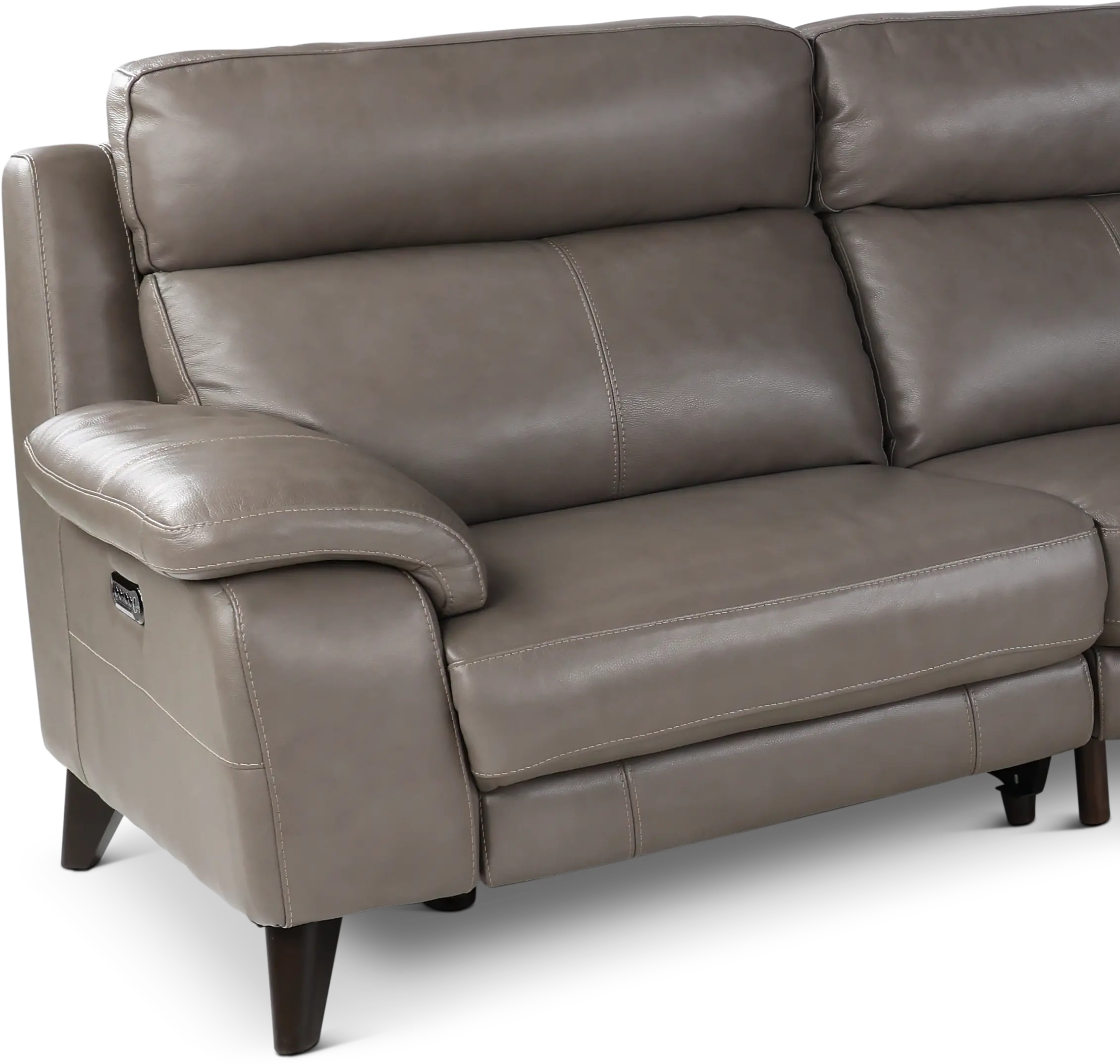 Venice Gray 4 Piece Power Reclining Sectional-5