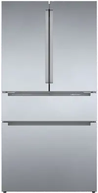 B36CL80ENS Bosch 21 cu ft French Door Refrigerator - Counter Depth Stainless Steel