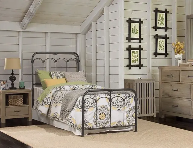 Jocelyn Black Twin Metal Bed-1