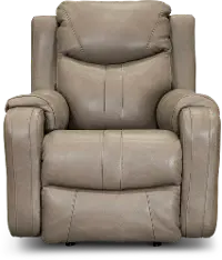 Marvel Tan Leather-Match Power Rocker
