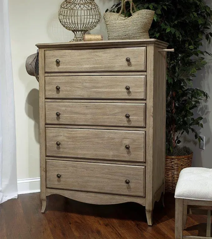 Traditional Oat Beige Chest of Drawers - Provence-2
