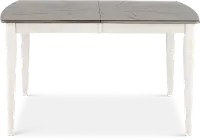 Newark White and Gray Dining Room Table