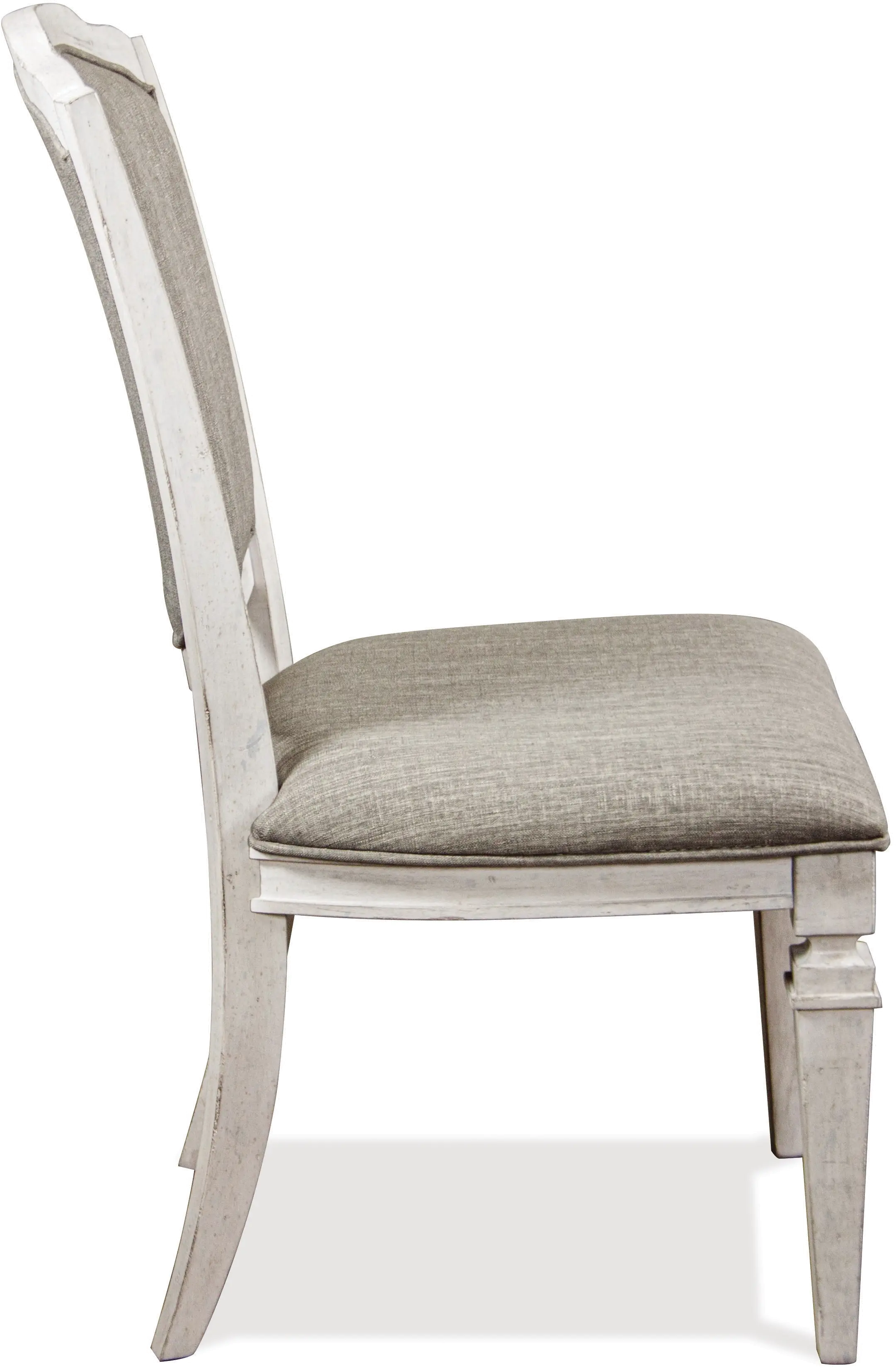 Elizabeth Smokey White Dining Room Chair-2