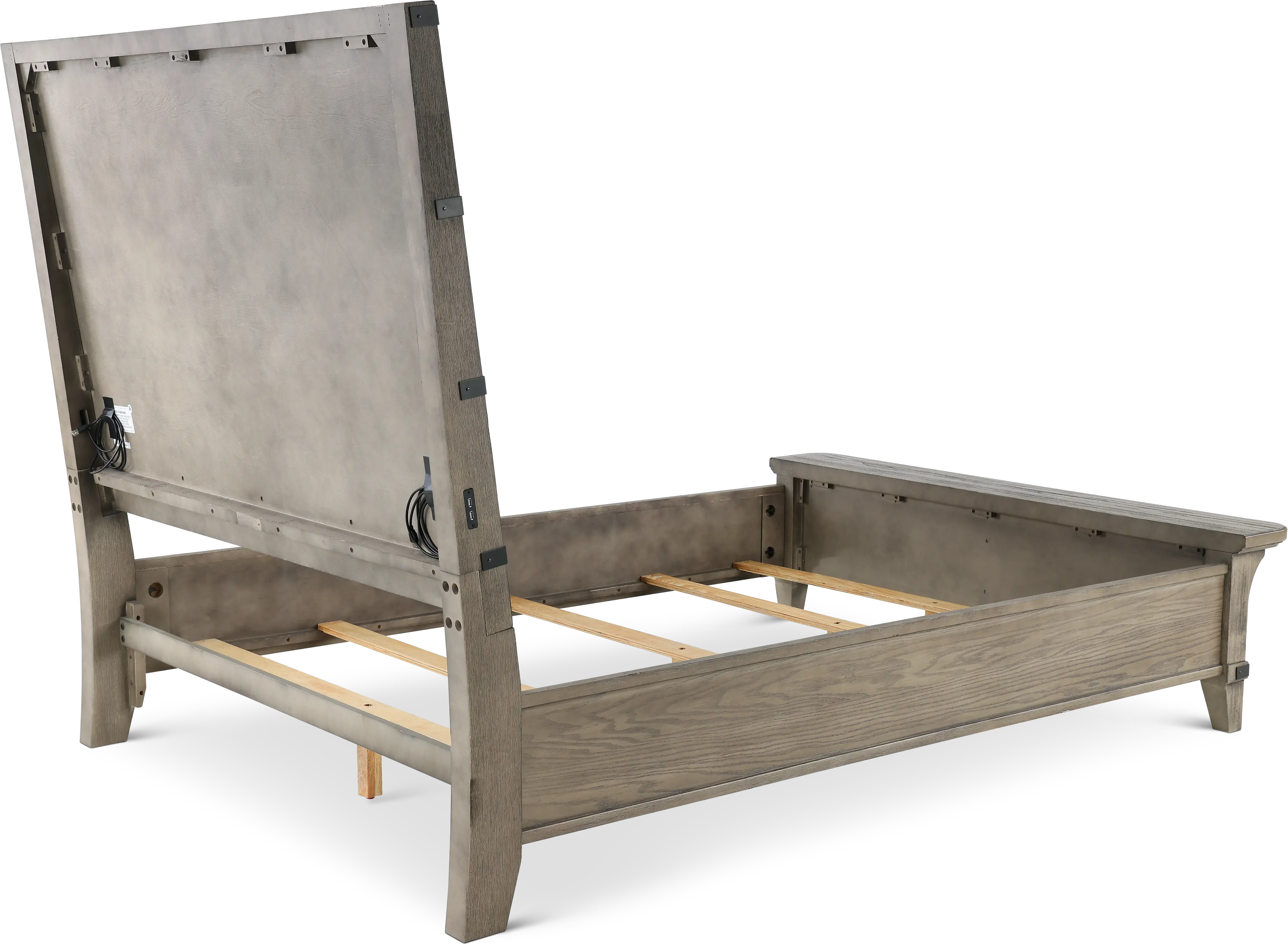 Forge Pewter Gray Queen Bed-9