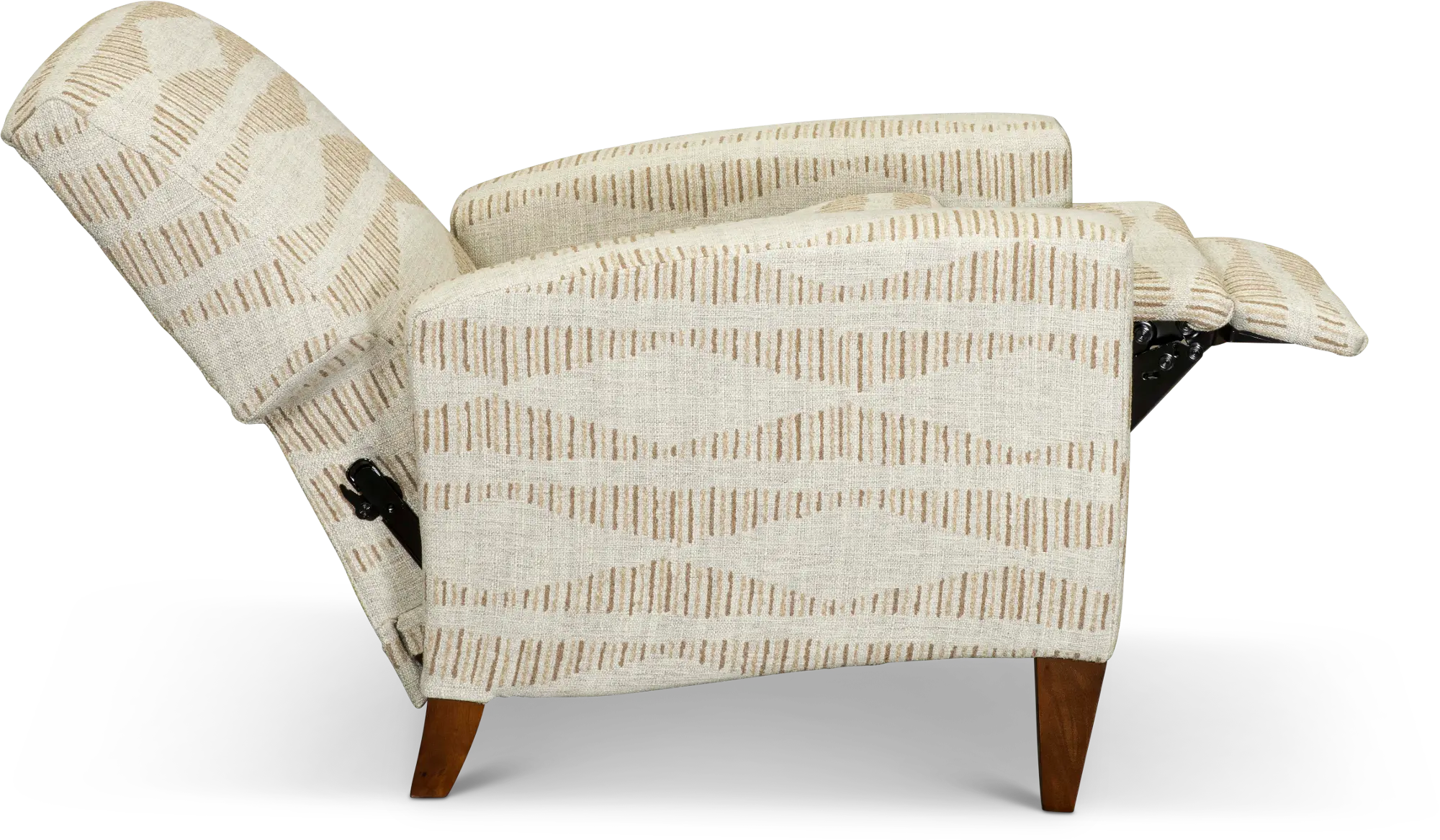 28-431/F168036 Scarlett Sandstone Beige Push Back High Leg Recliner-3