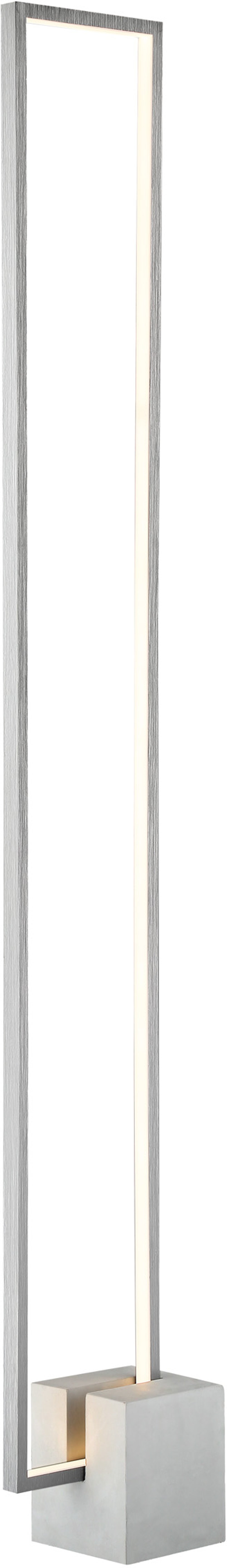 Modern Aluminum and Cement LED Floor Lamp - Fantica