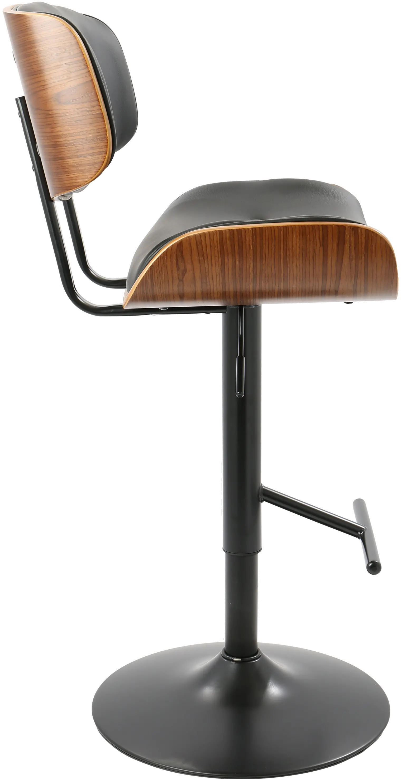 BS-JY-LMB WL+BK Lombardi Black Adjustable Bar Stool-3