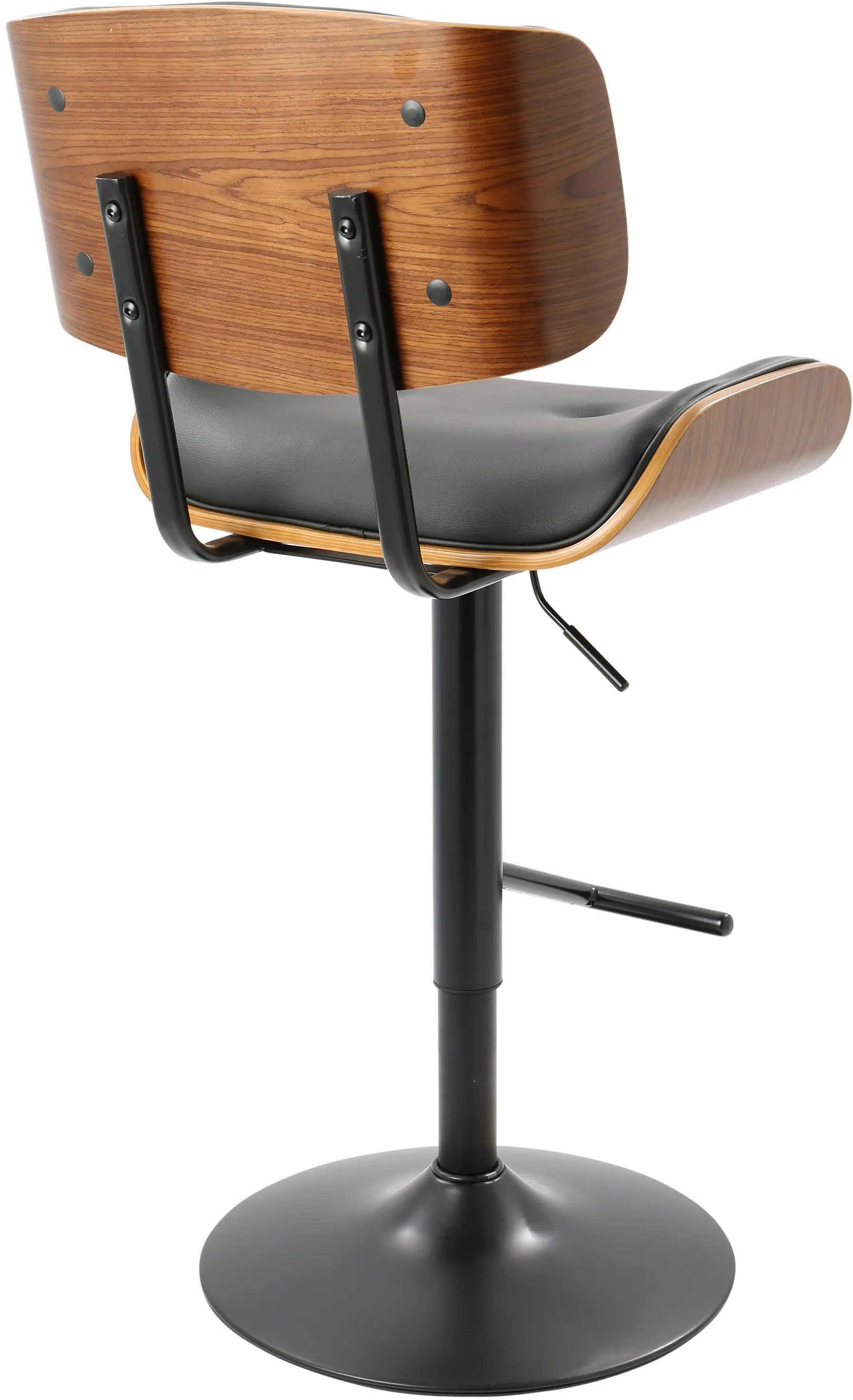BS-JY-LMB WL+BK Lombardi Black Adjustable Bar Stool-4