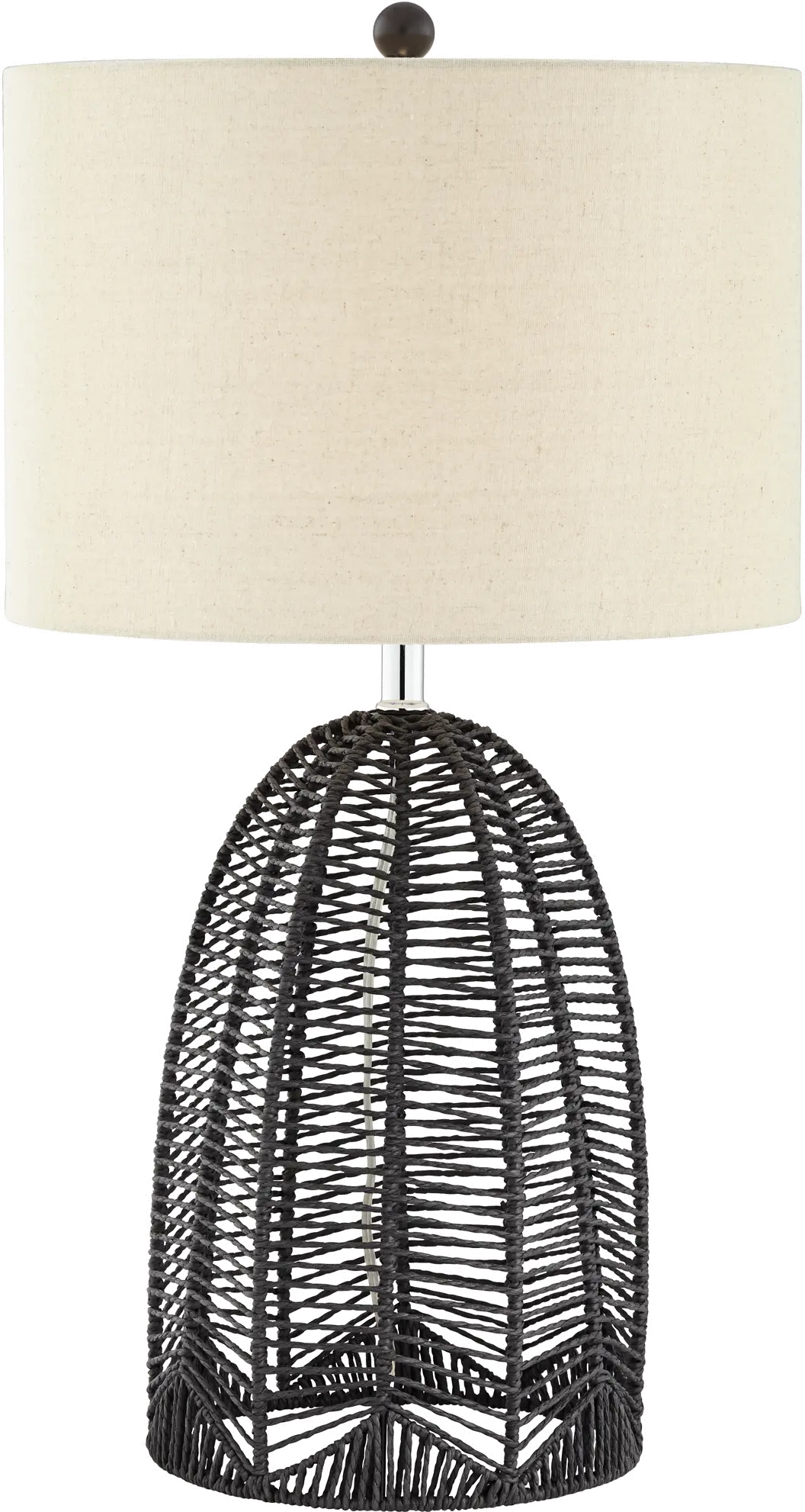 Black Rope Cage Table Lamp - Aria-1