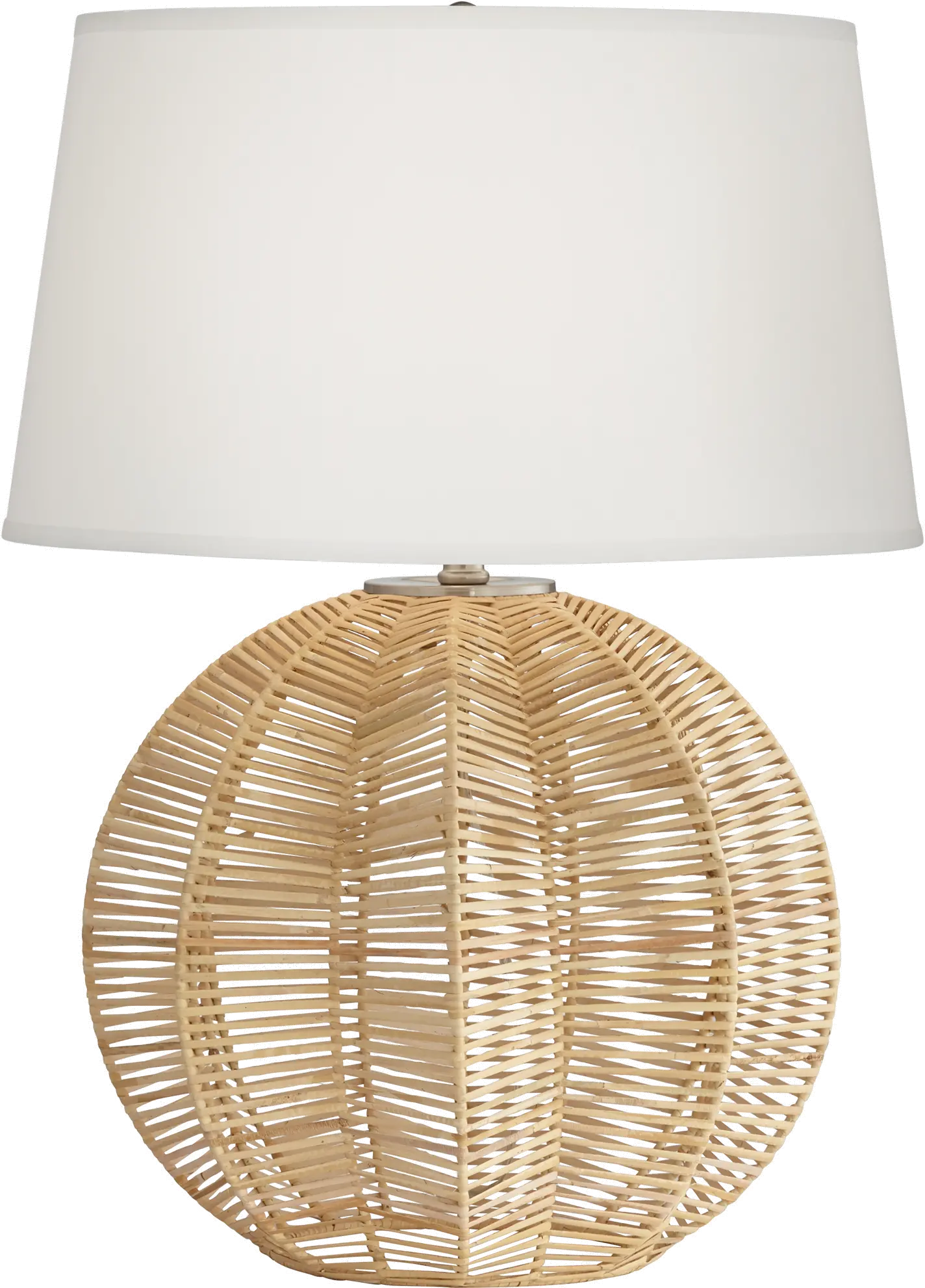 Natural Rattan Ball Table Lamp - Boca-1