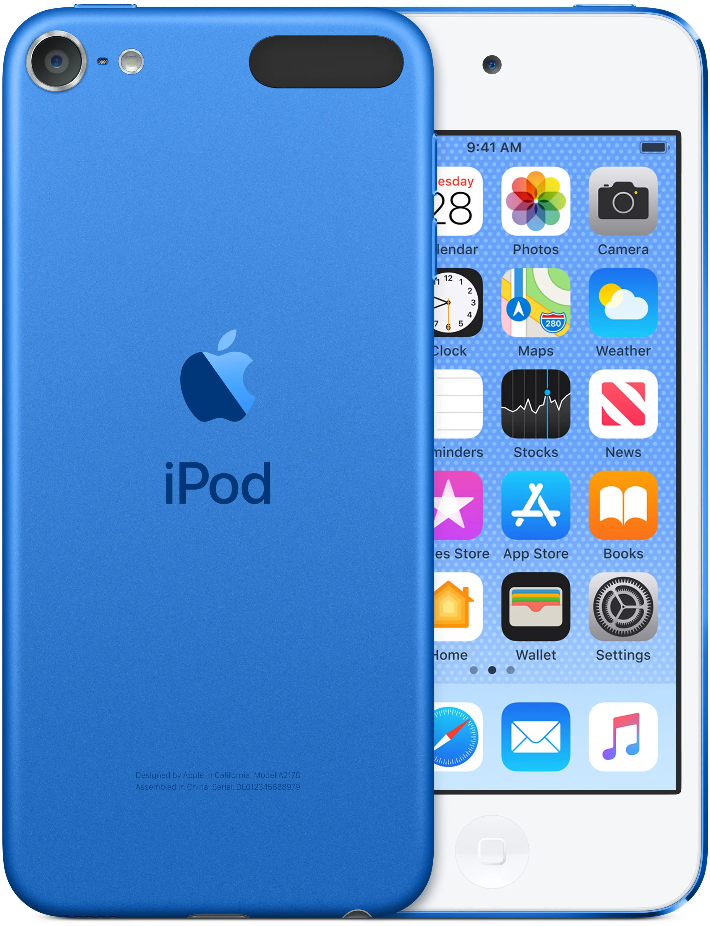 MVHU2LL/A,32,BLU,IPT iPod Touch 7th Generation 32GB - Blue-1