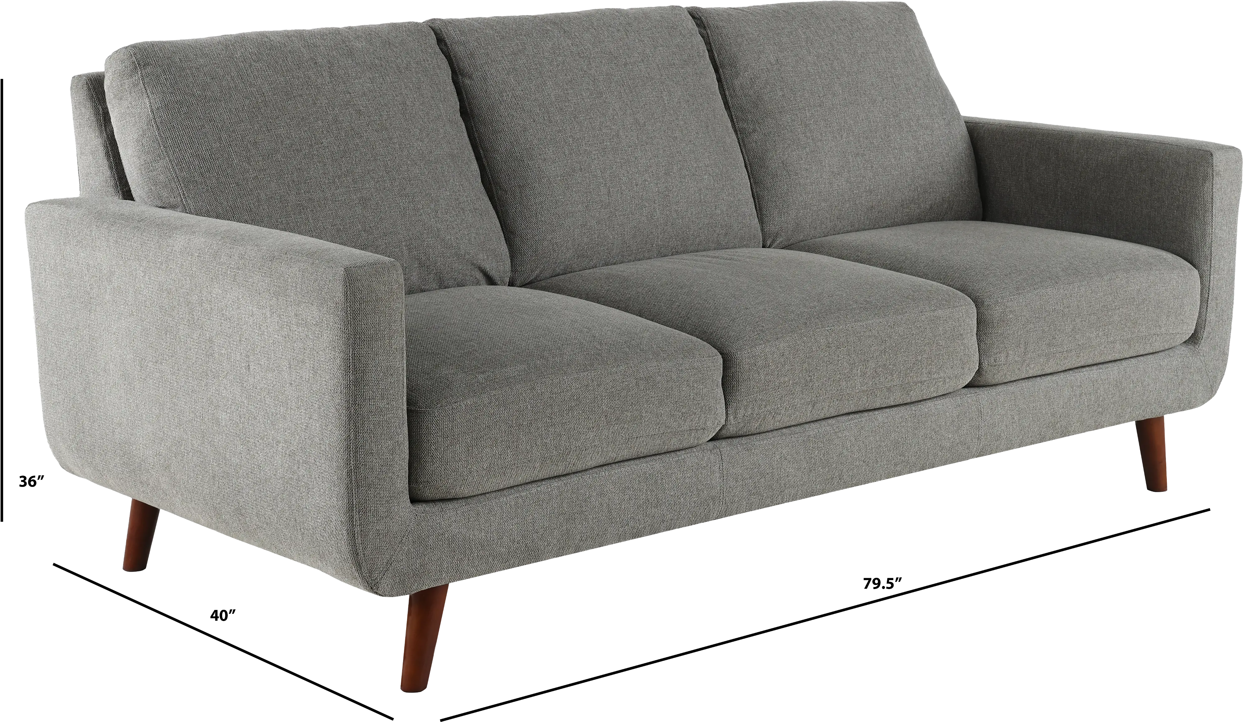 Parker Gray Sofa-3