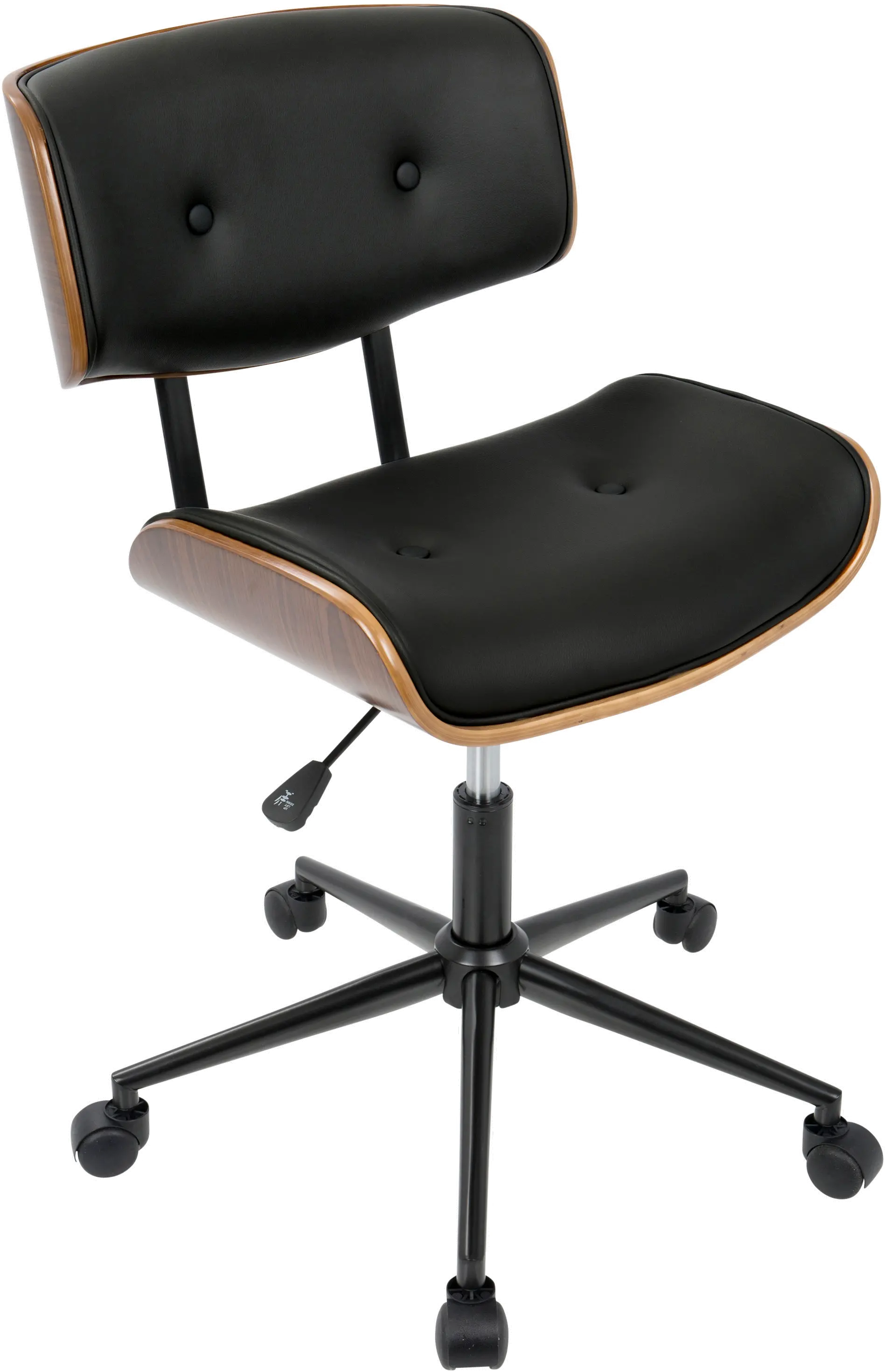 OC-JY-LMB-WL+BK Lombardi Black Office Chair-1