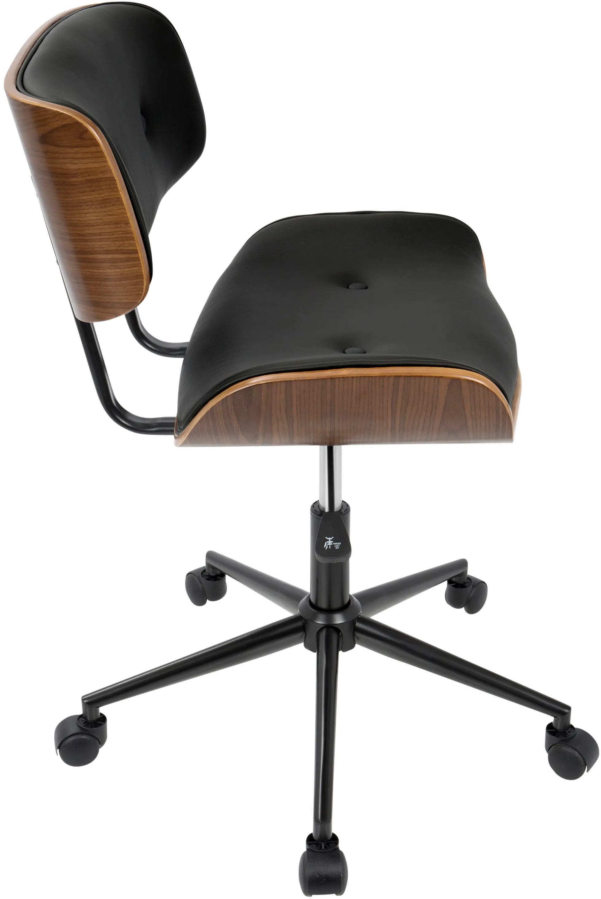 OC-JY-LMB-WL+BK Lombardi Black Office Chair-4