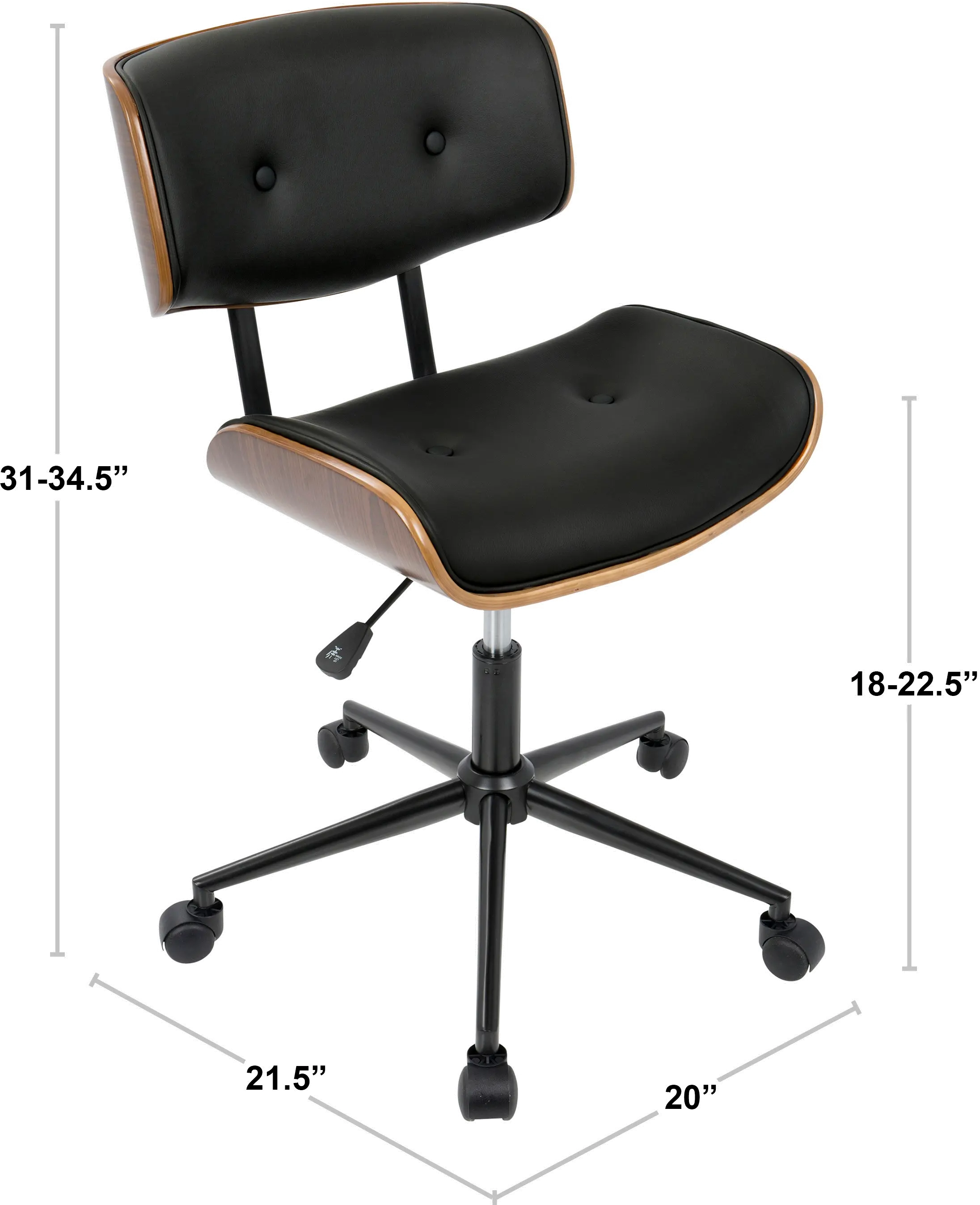 OC-JY-LMB WL+CR Lombardi Cream Office Chair-4