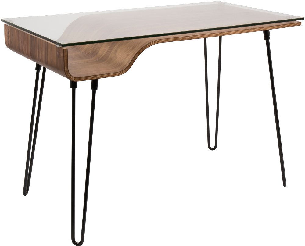 Avery Black and Brown Desk
