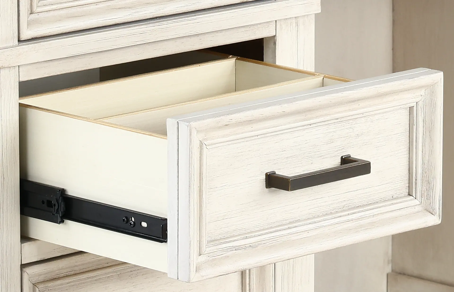 Caraway Antique White Credenza Desk-5