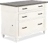 Caraway Antique White File Cabinet