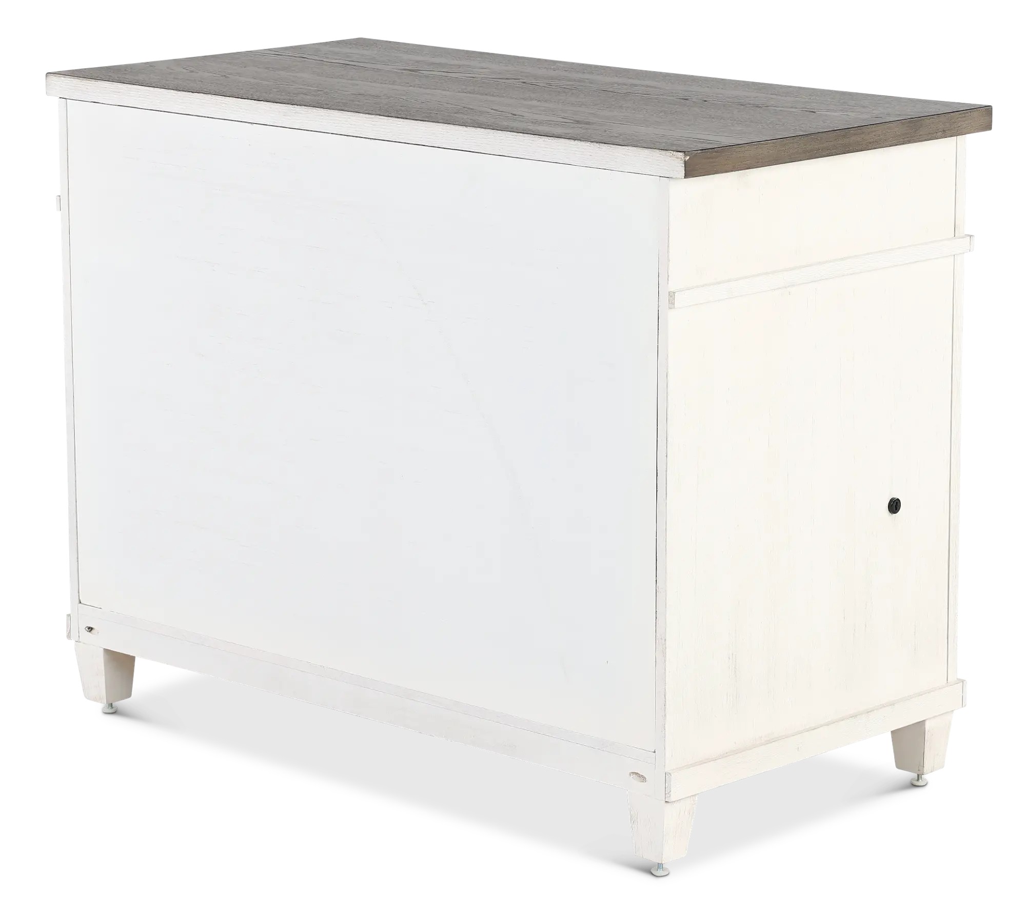 Caraway Antique White Lateral File Cabinet | RC Willey