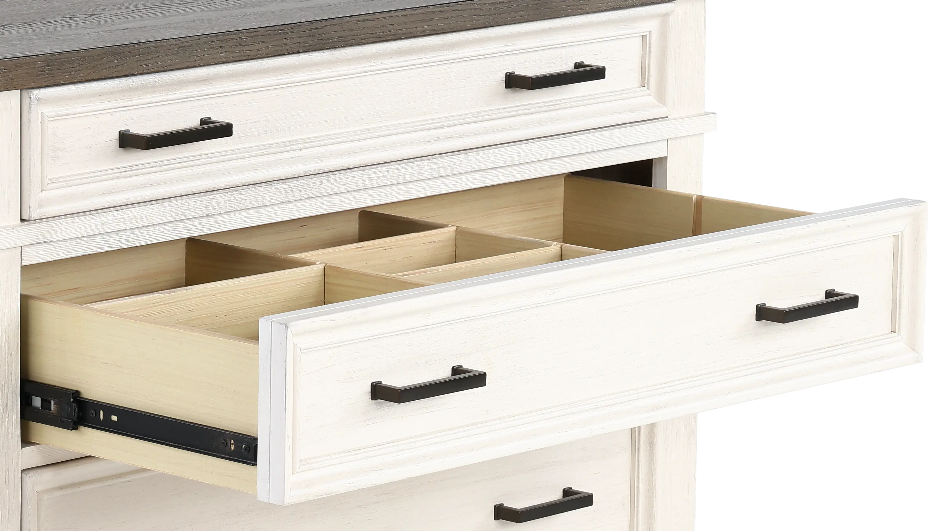 Caraway Antique White Lateral File Cabinet-6