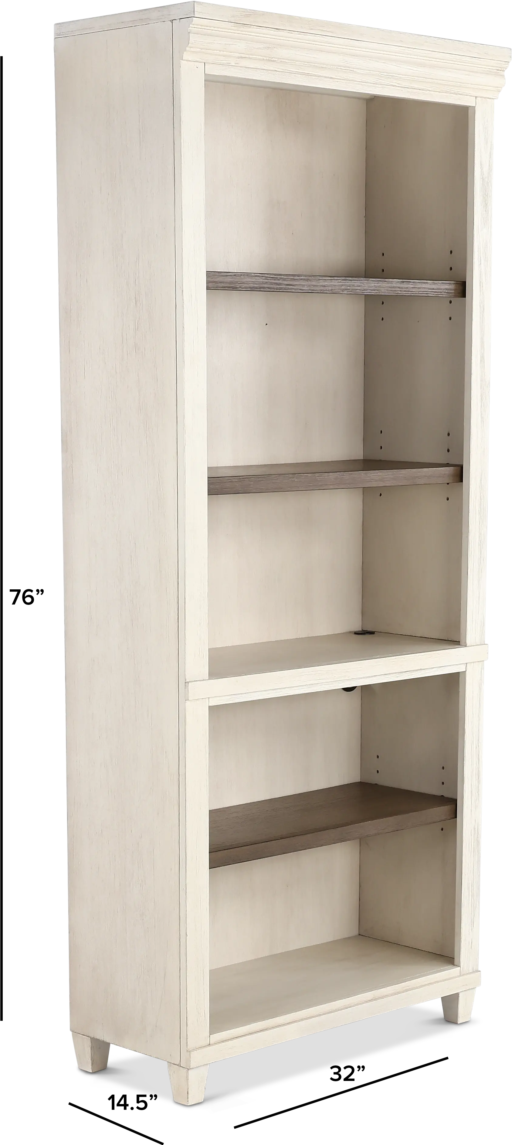 Caraway White Bookcase-3