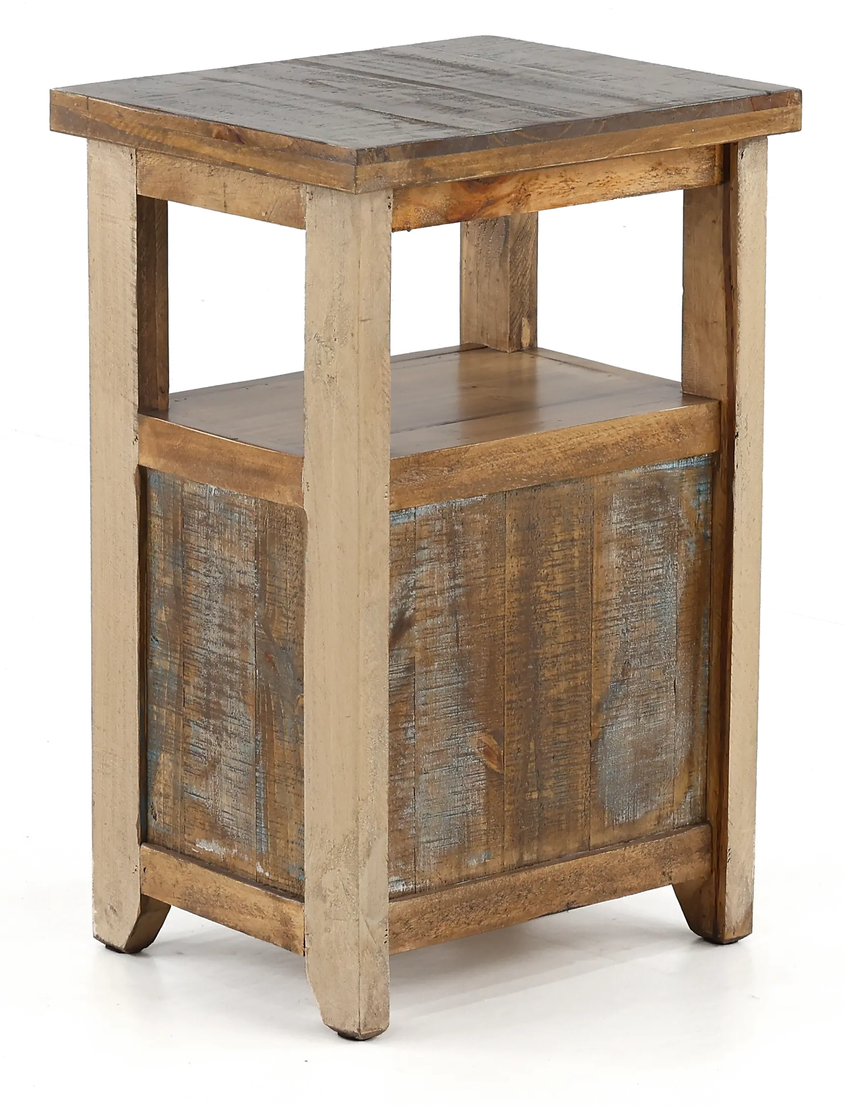 Antique Pine Side Table-5