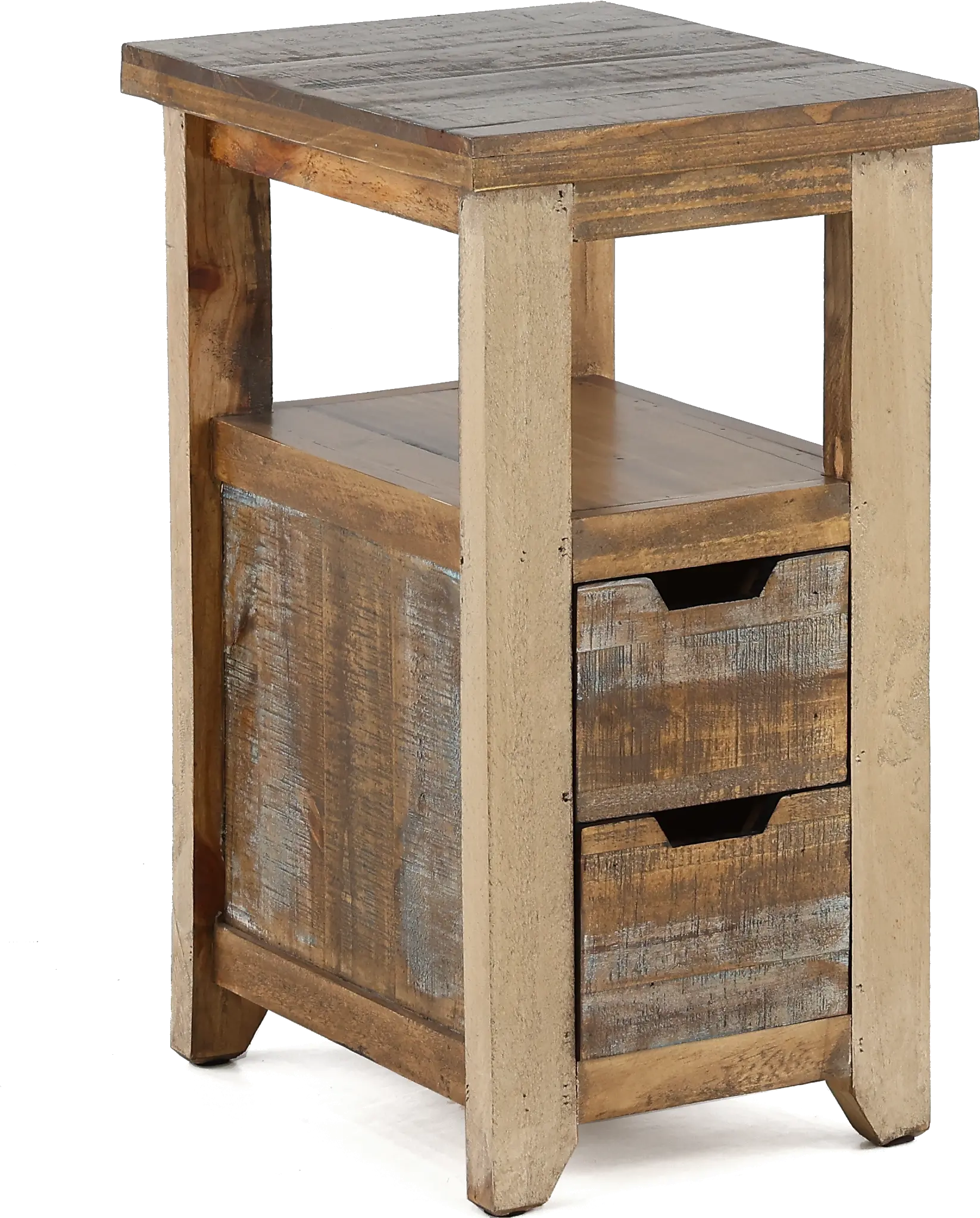 Antique Pine Side Table-6